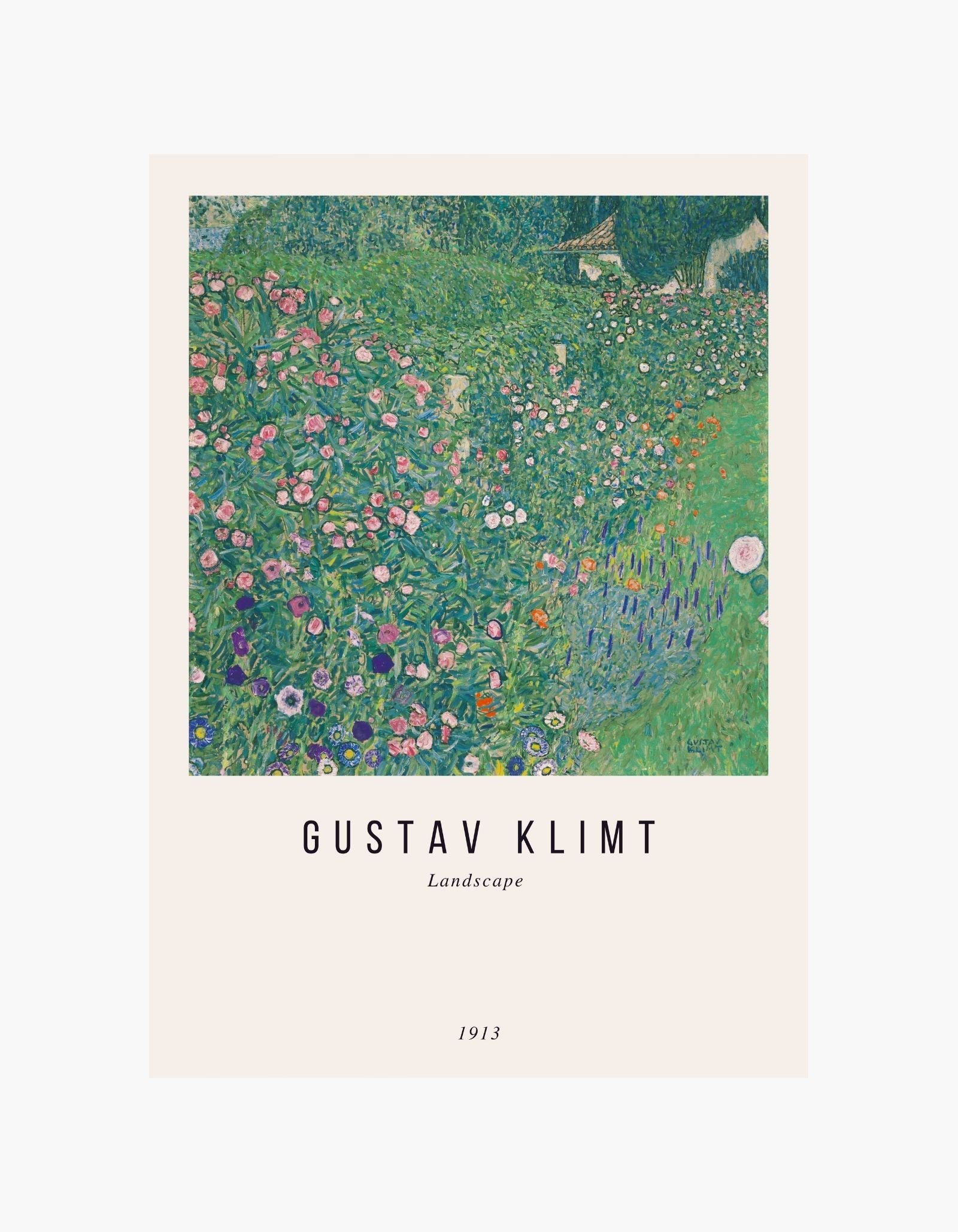 Gustav Klimt landskabsplakat