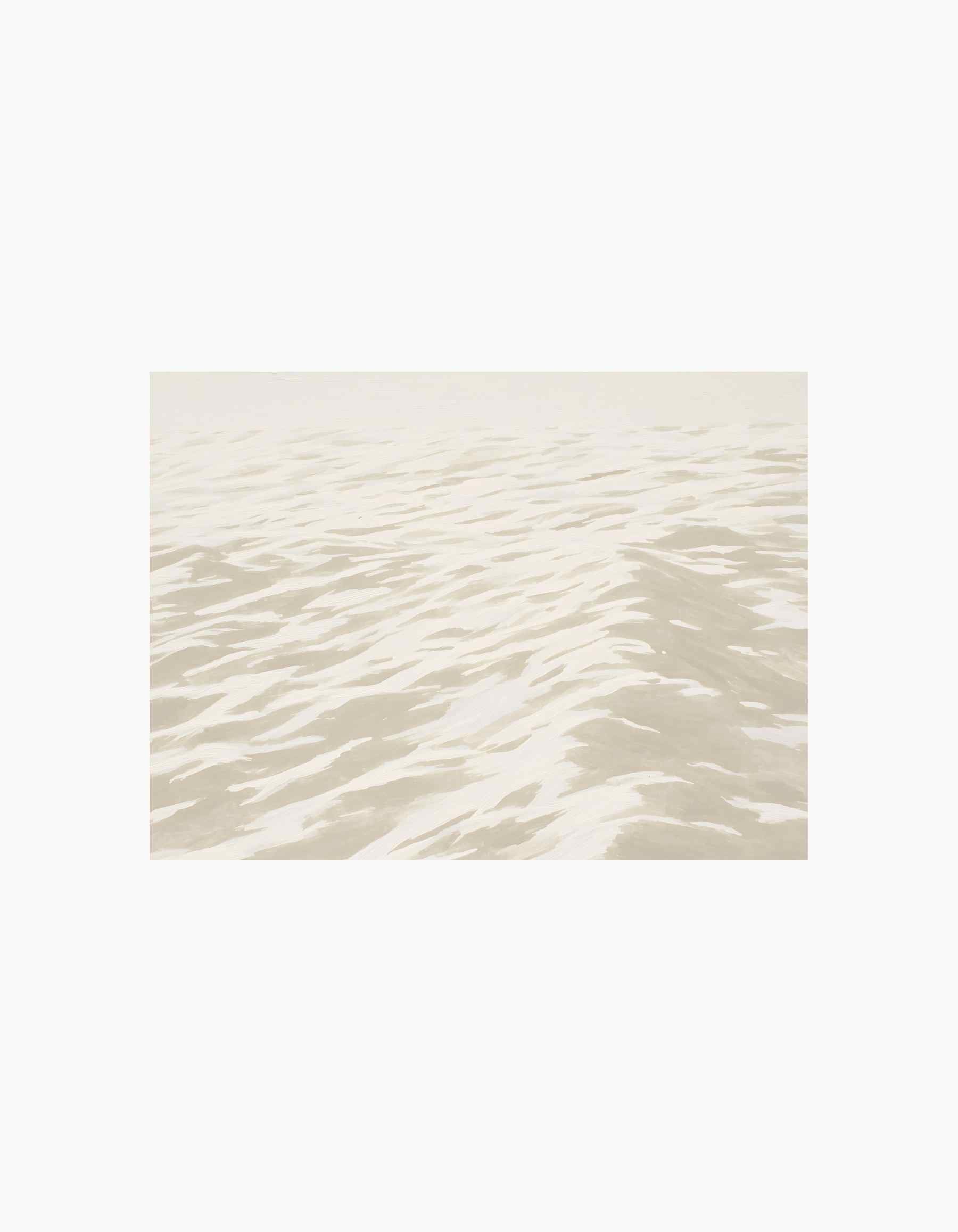 Beige bølger plakat