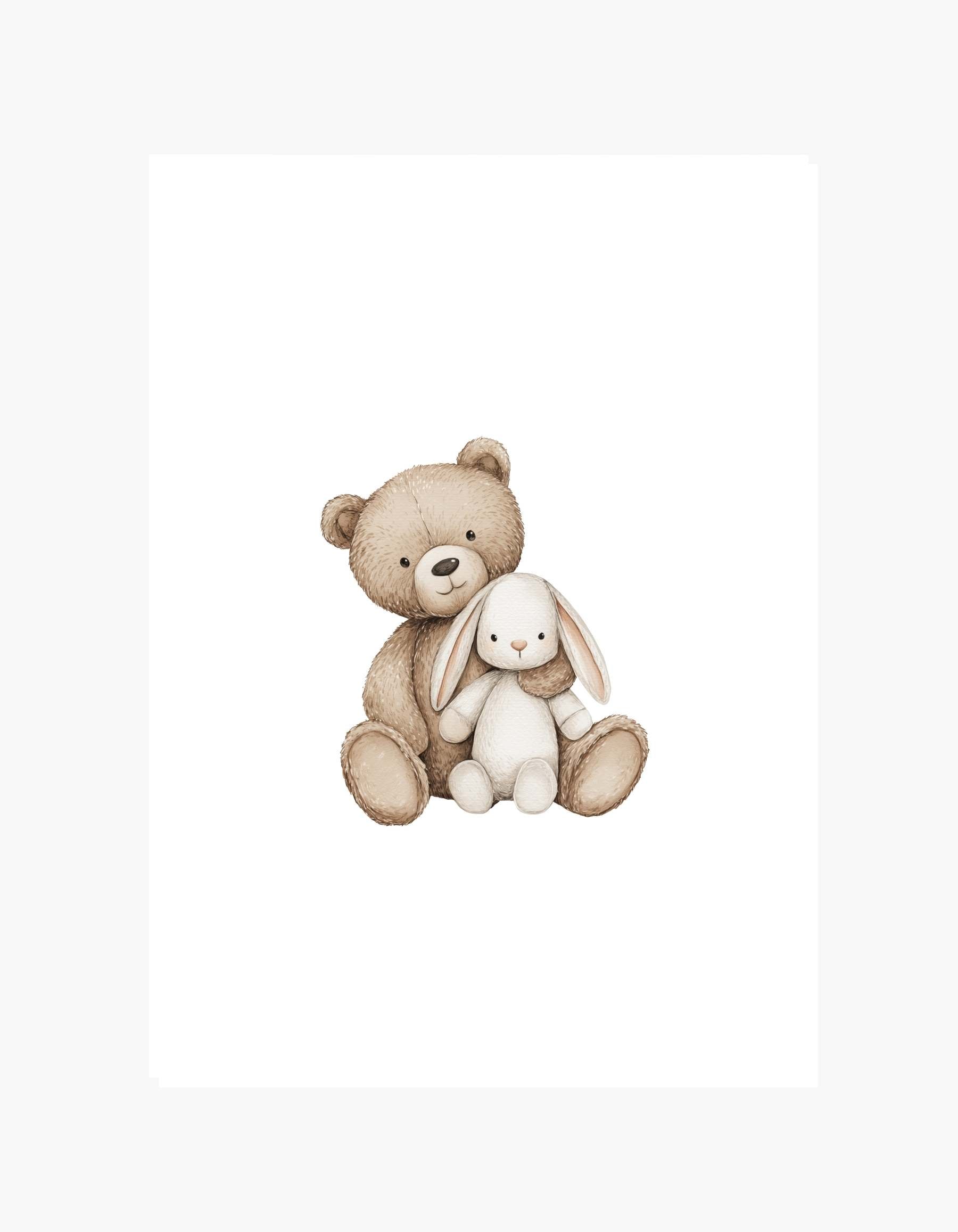 Teddy & Bunny plakat