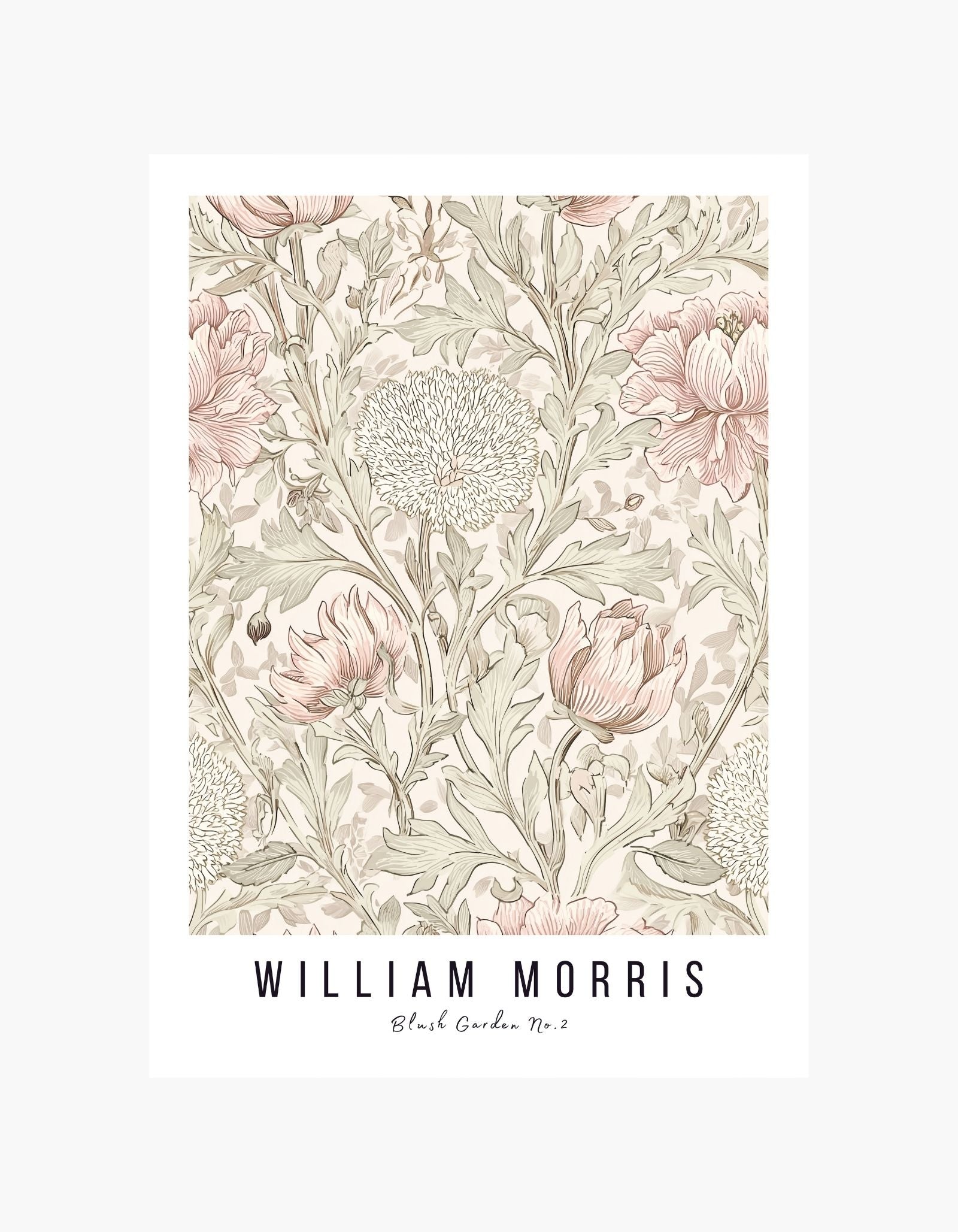William Morris Blush Garden No.2 Plakat