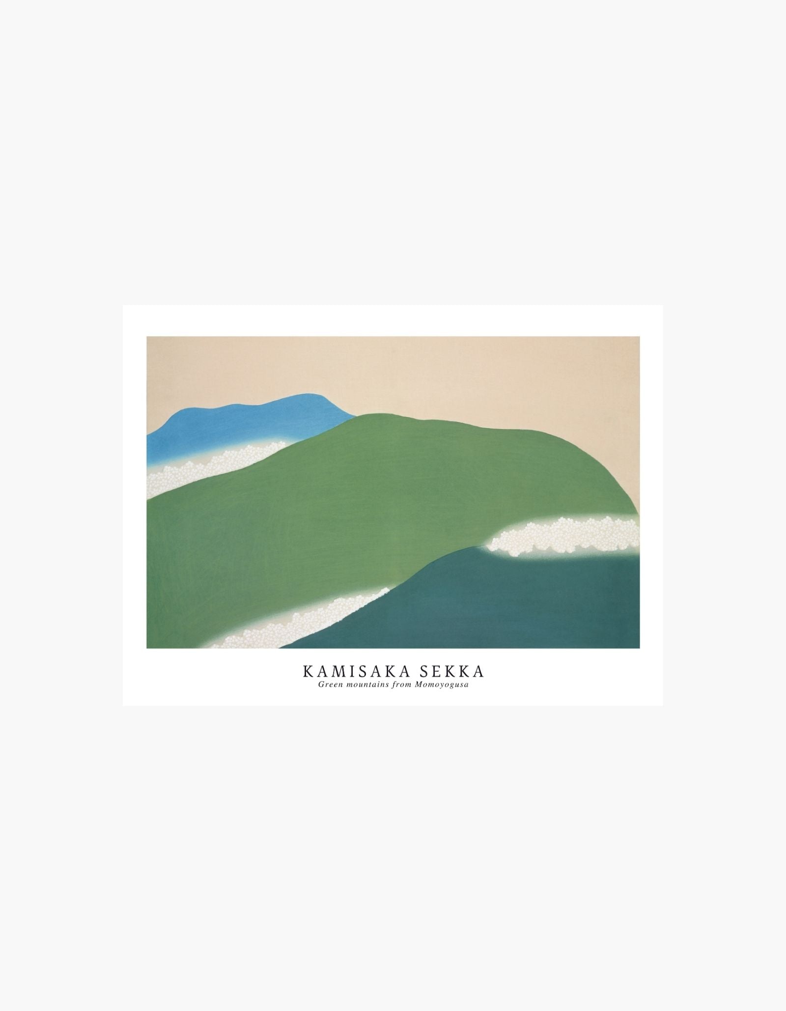 Kamisaka Sekka Green Mountains Plakat