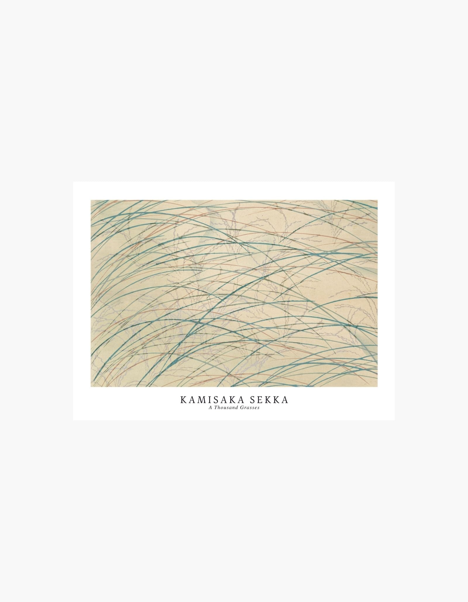 Kamisaka Sekka A Thousand Grasses Plakat
