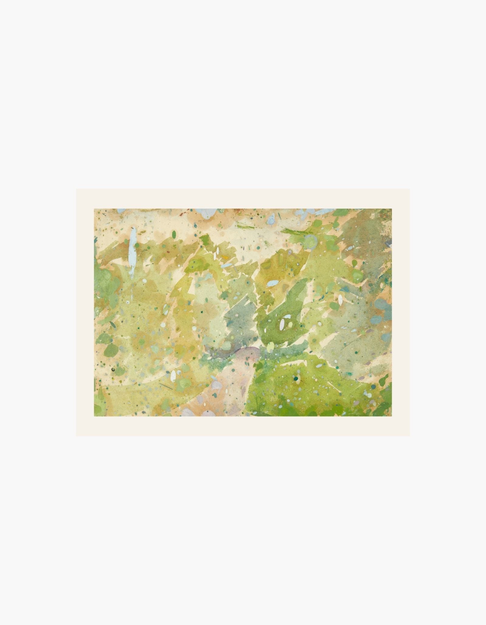 Edvard Weie Color Study for Road through the Forest Poster
