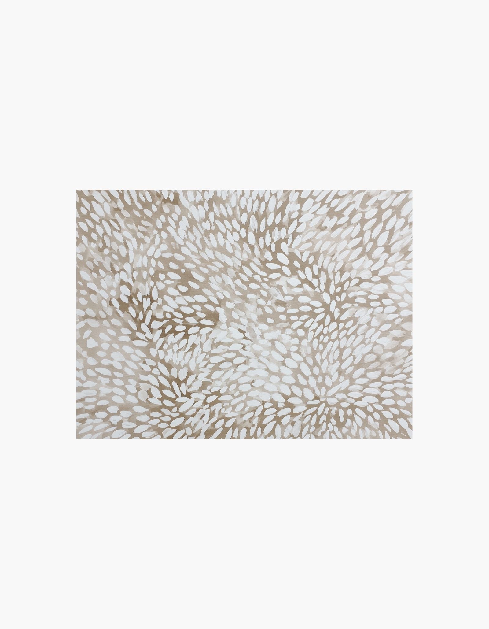 Abstract Beige Pattern Poster