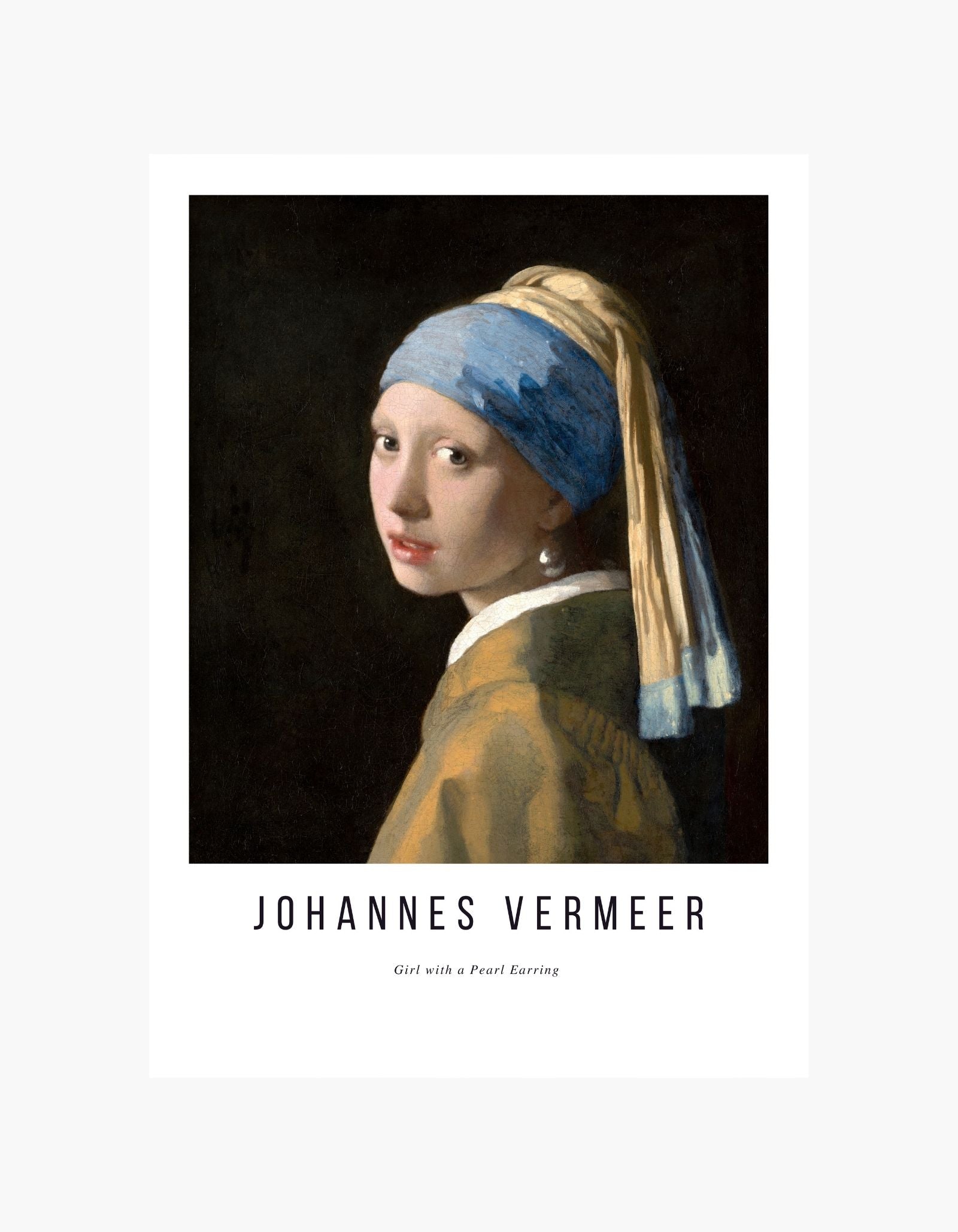 Johannes Vermeer Girl with a Pearl Earring Poster