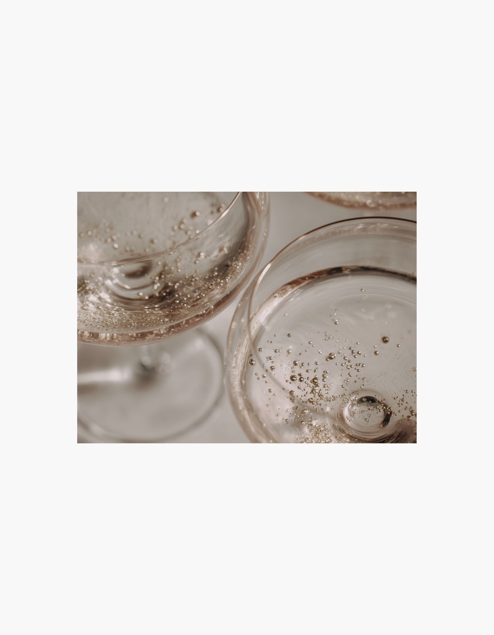 Golden Bubbles Poster
