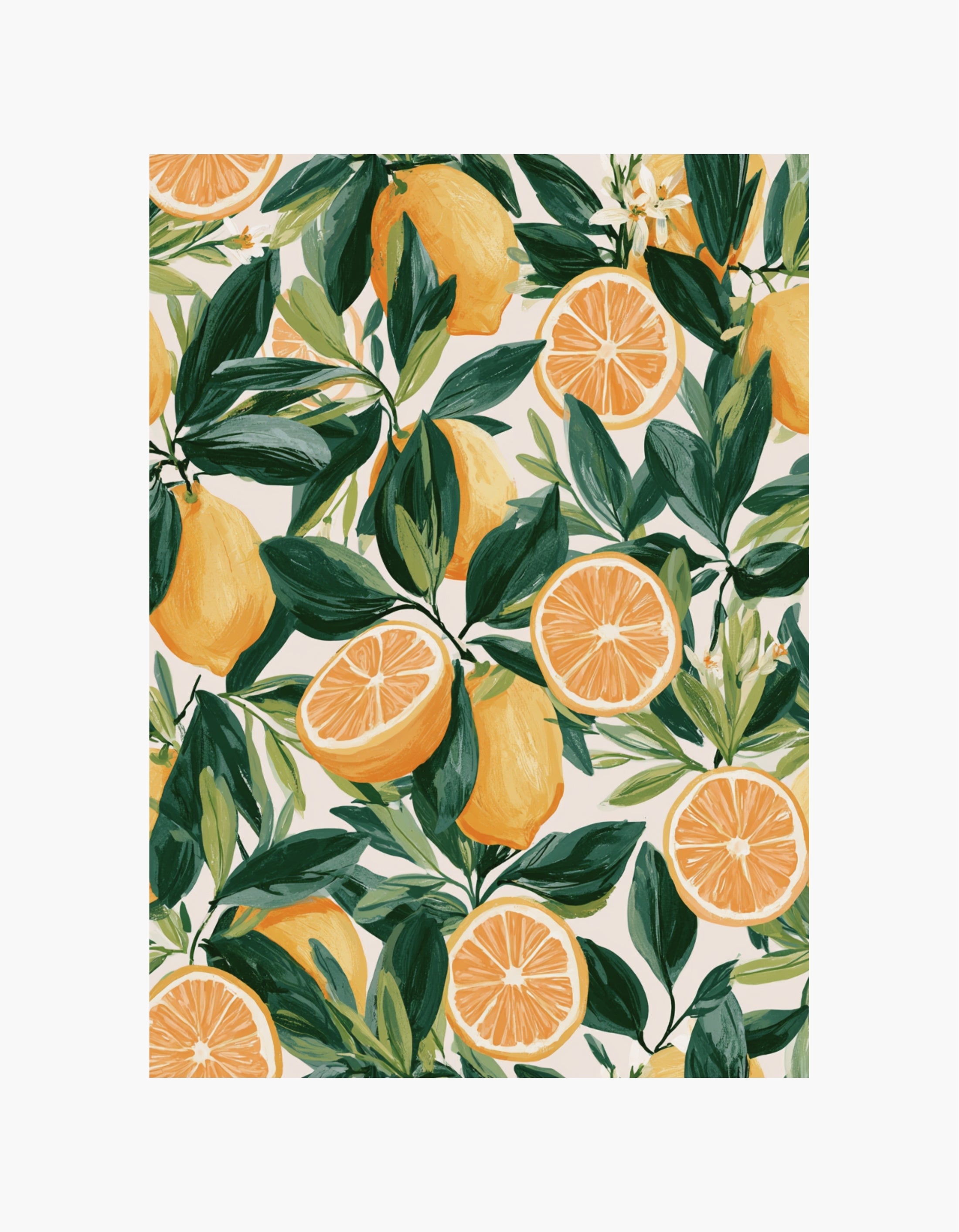 Citrus Garden Poster