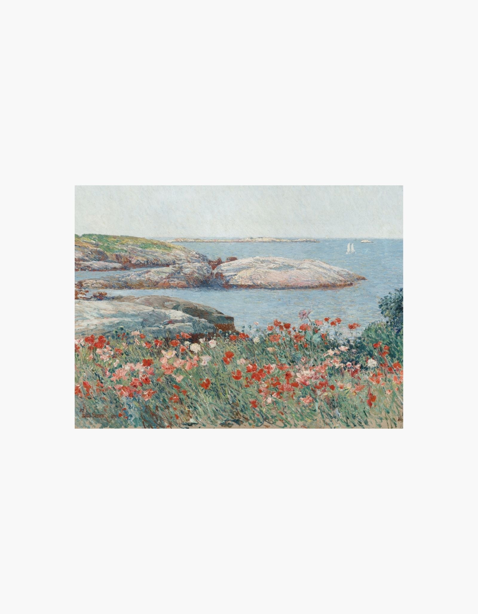 Frederick Childe Hassam Poppies on the Isles of Shoals Poster