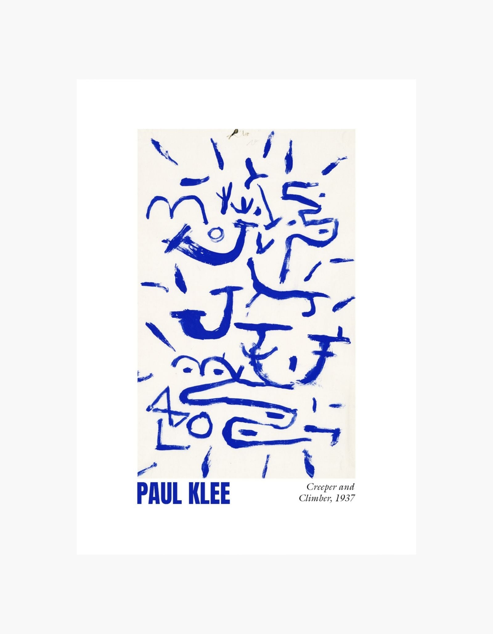 Paul Klee  Creeper and Climber Poster