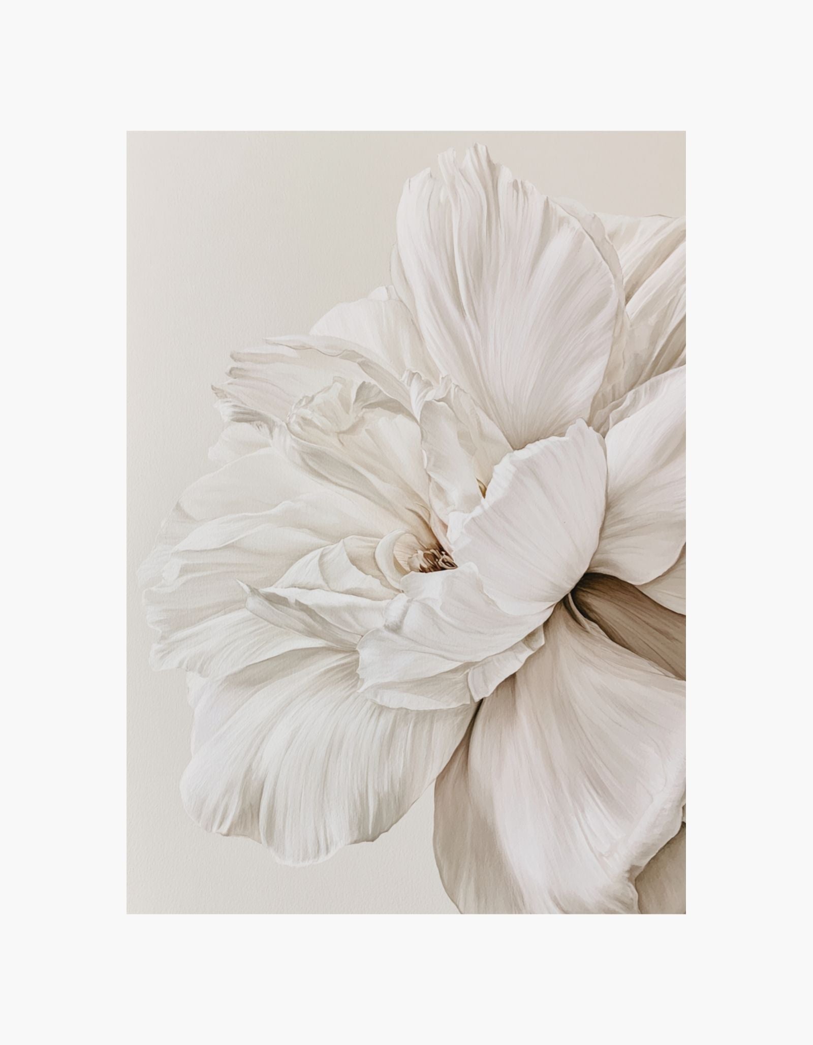 Ivory Bloom Poster
