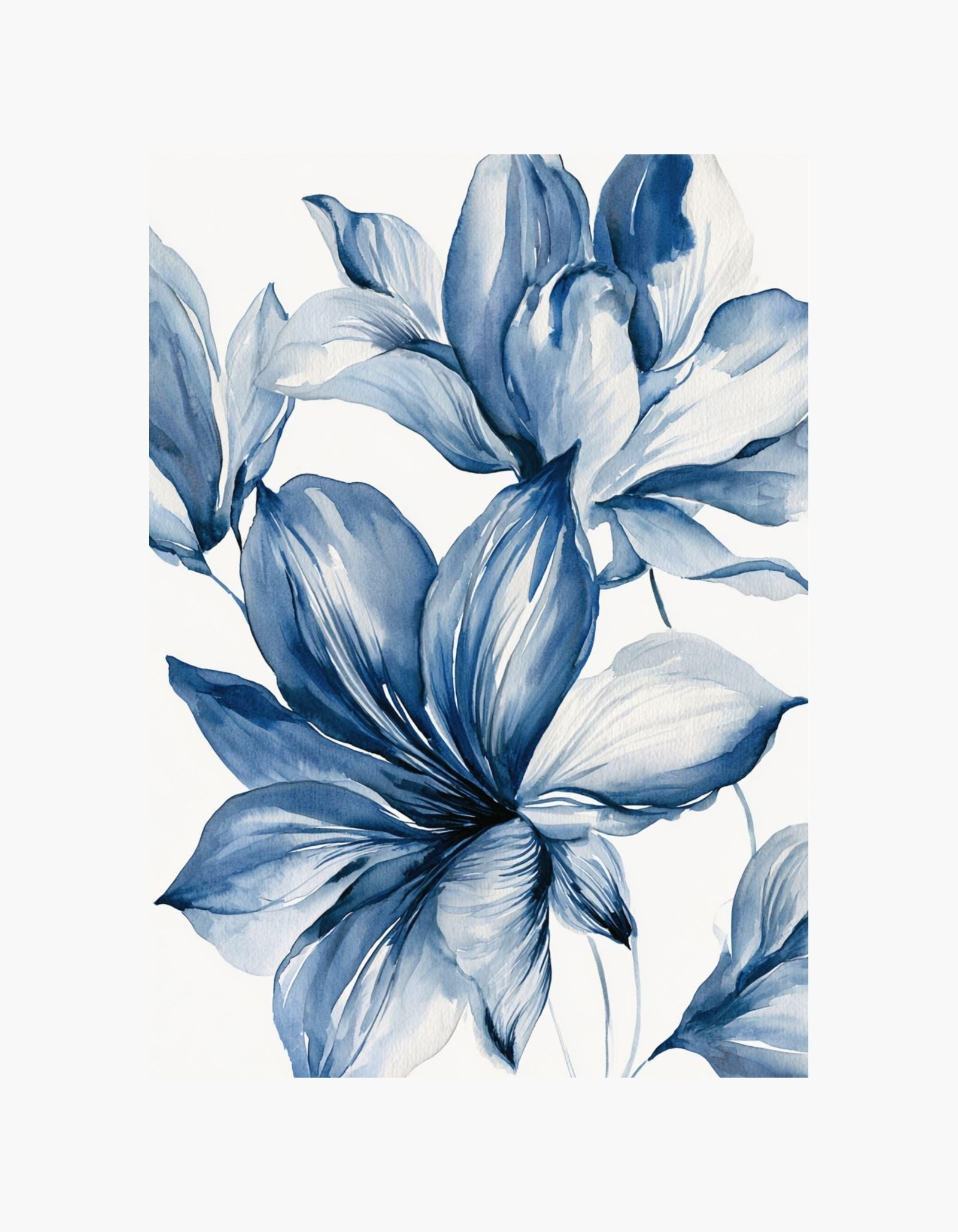 Blue Blossom Poster