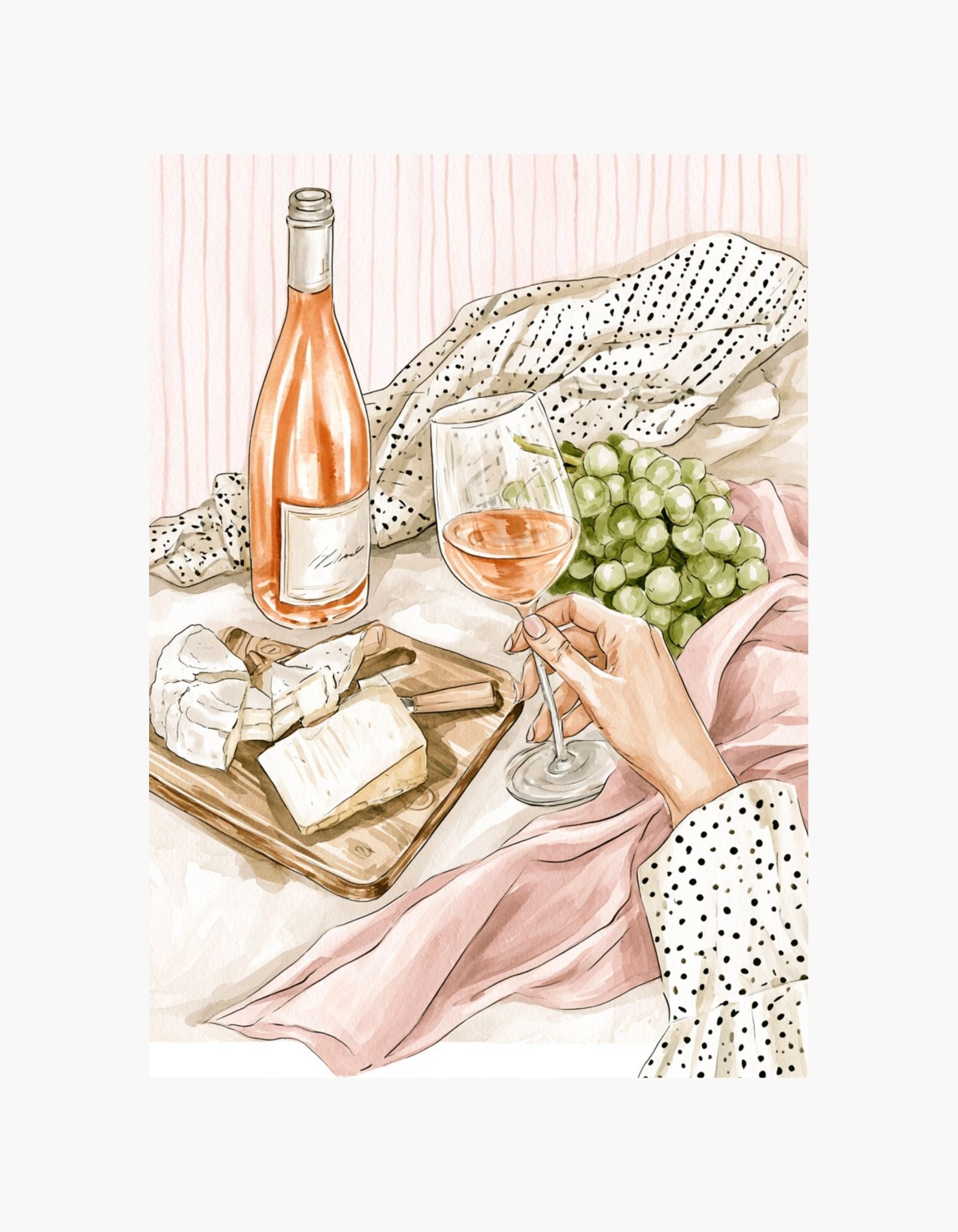 Rosé Afternoon Poster