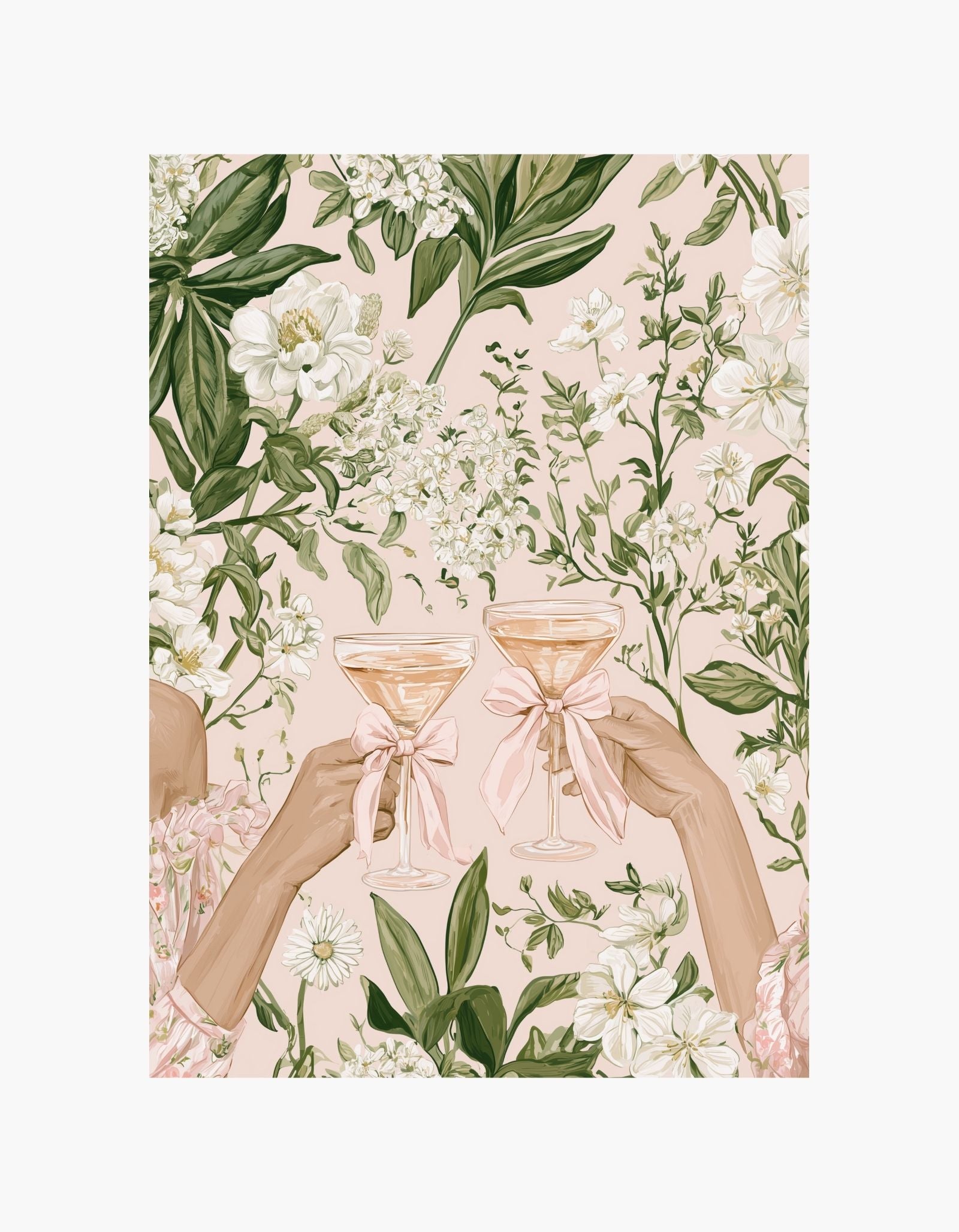 Floral Cheers Poster