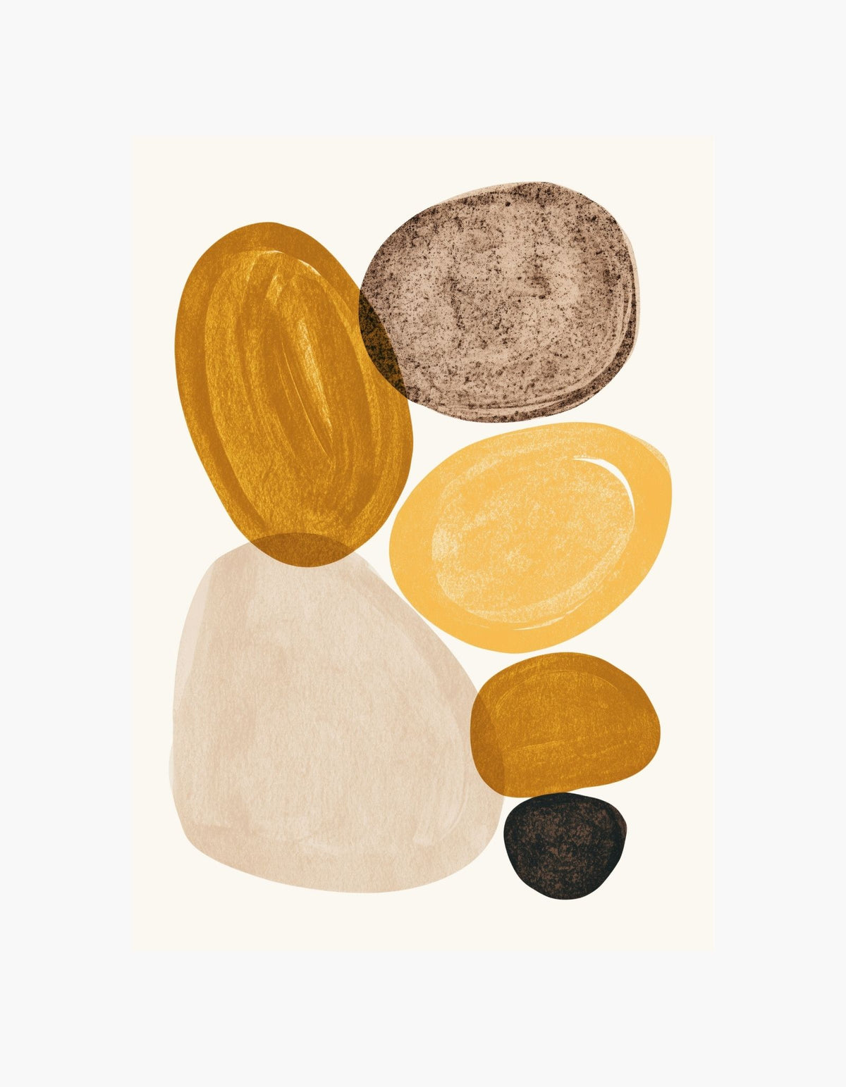 Golden Pebbles Poster