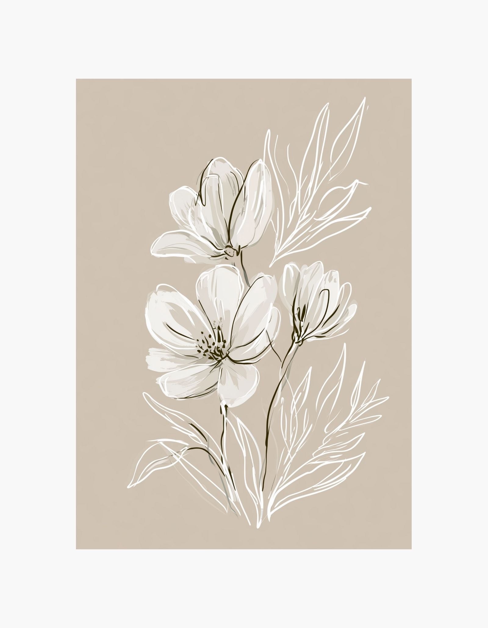 Soft Magnolia No. 1 Poster
