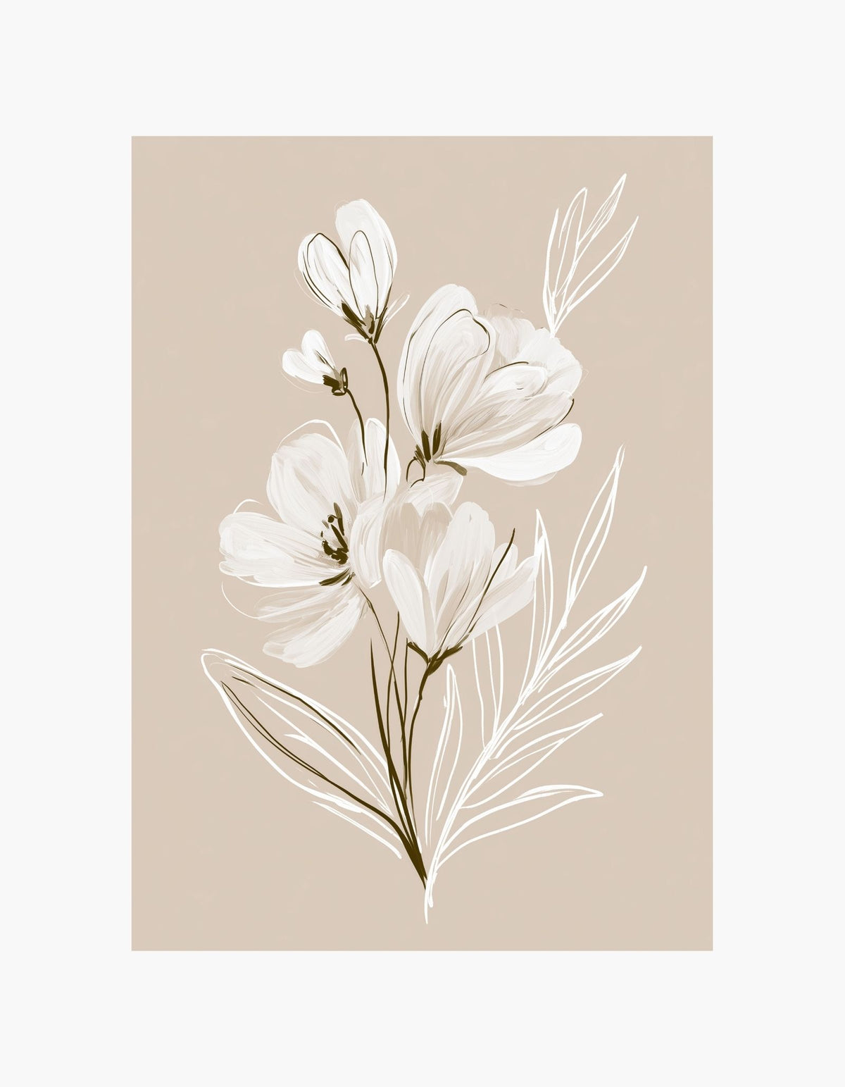 Soft Magnolia No. 2 Poster