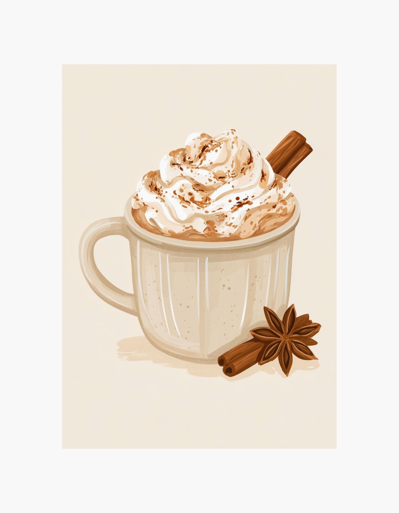 Cinnamon Latte Poster