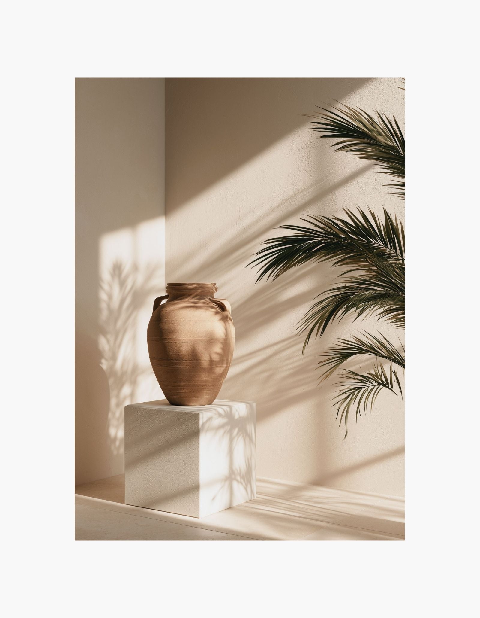 Sunlit Palm Poster