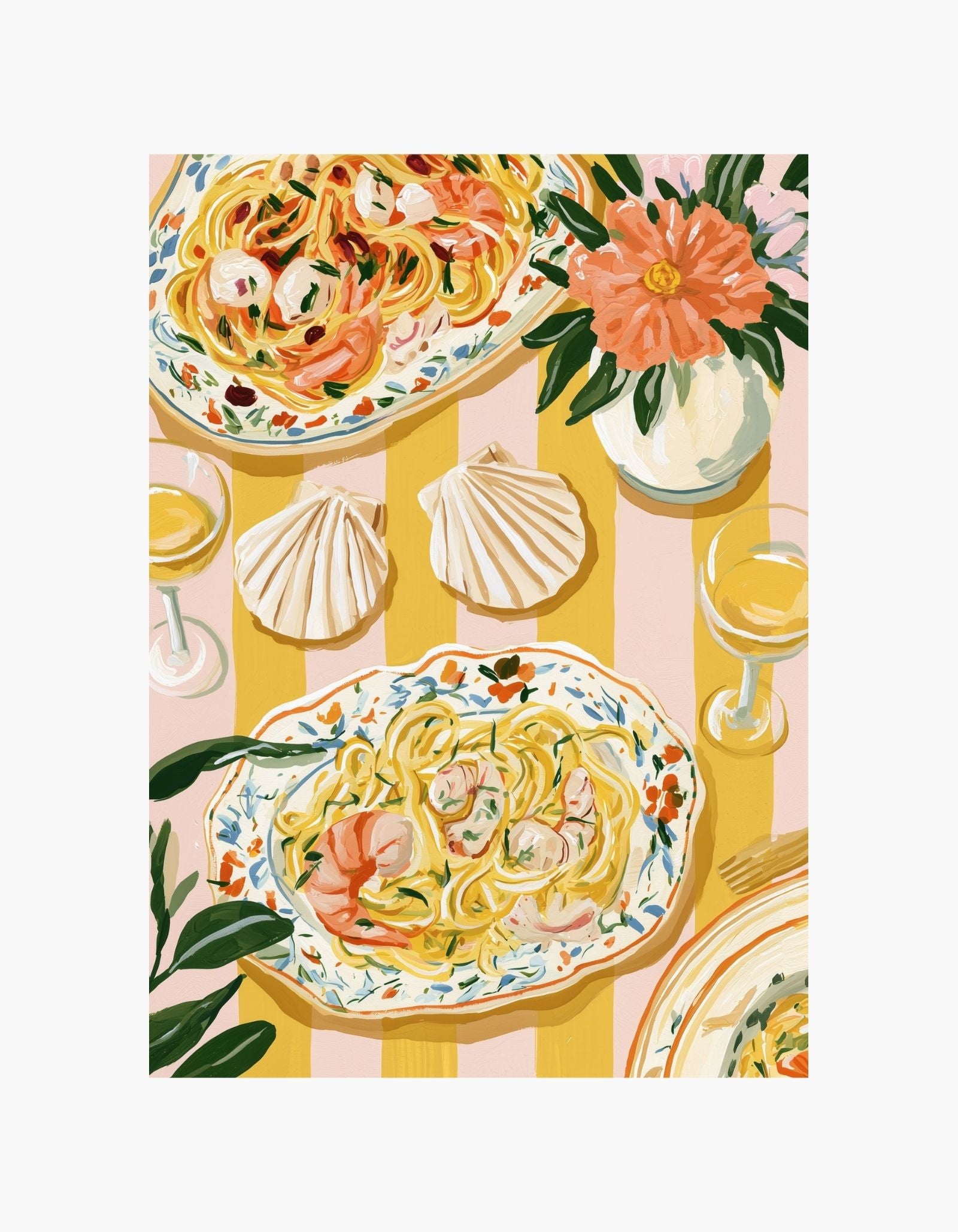 Italian Summer Table Poster