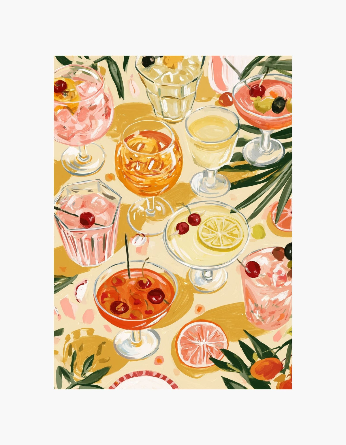 Cocktail Garden Poster