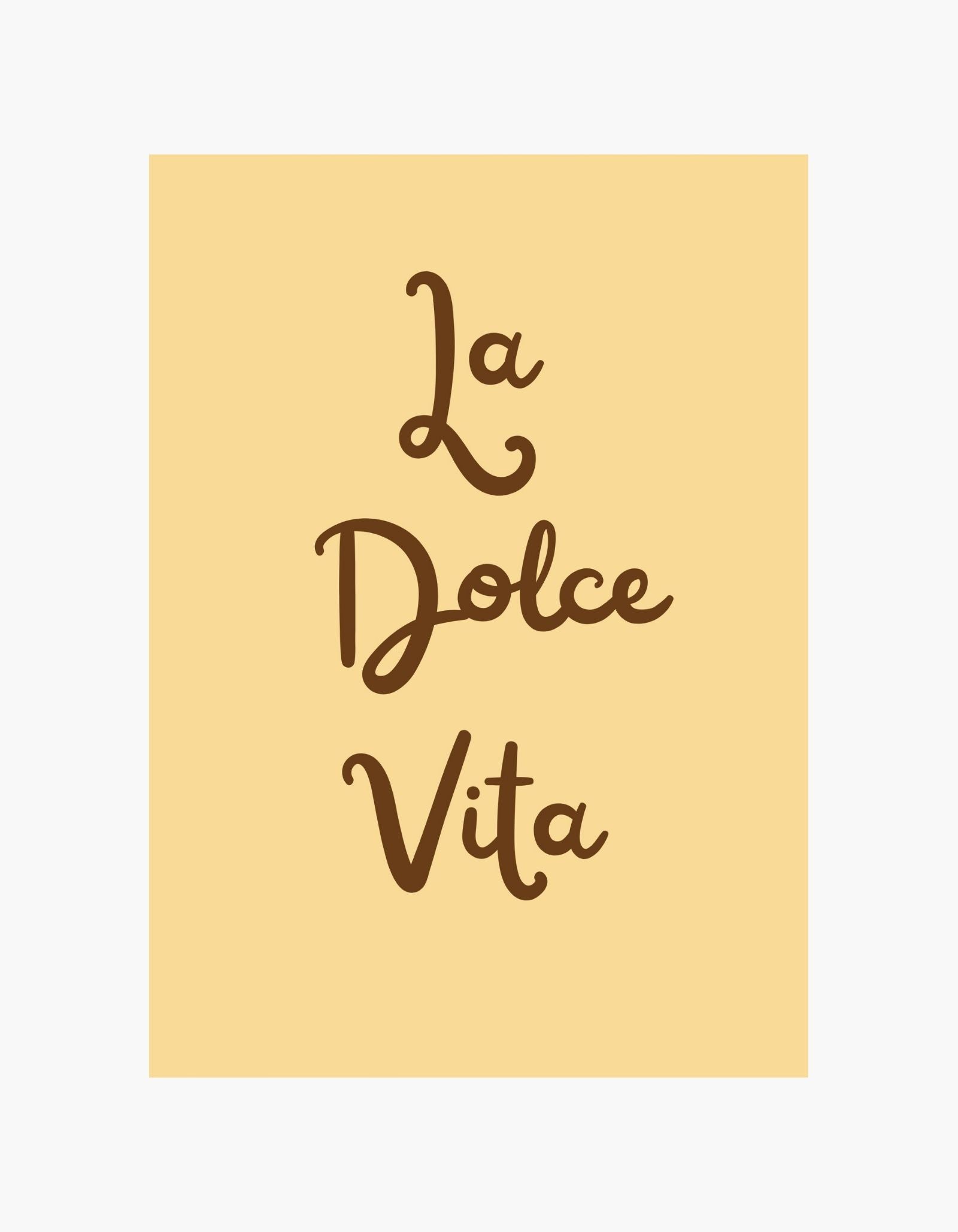 La Dolce Vita Poster