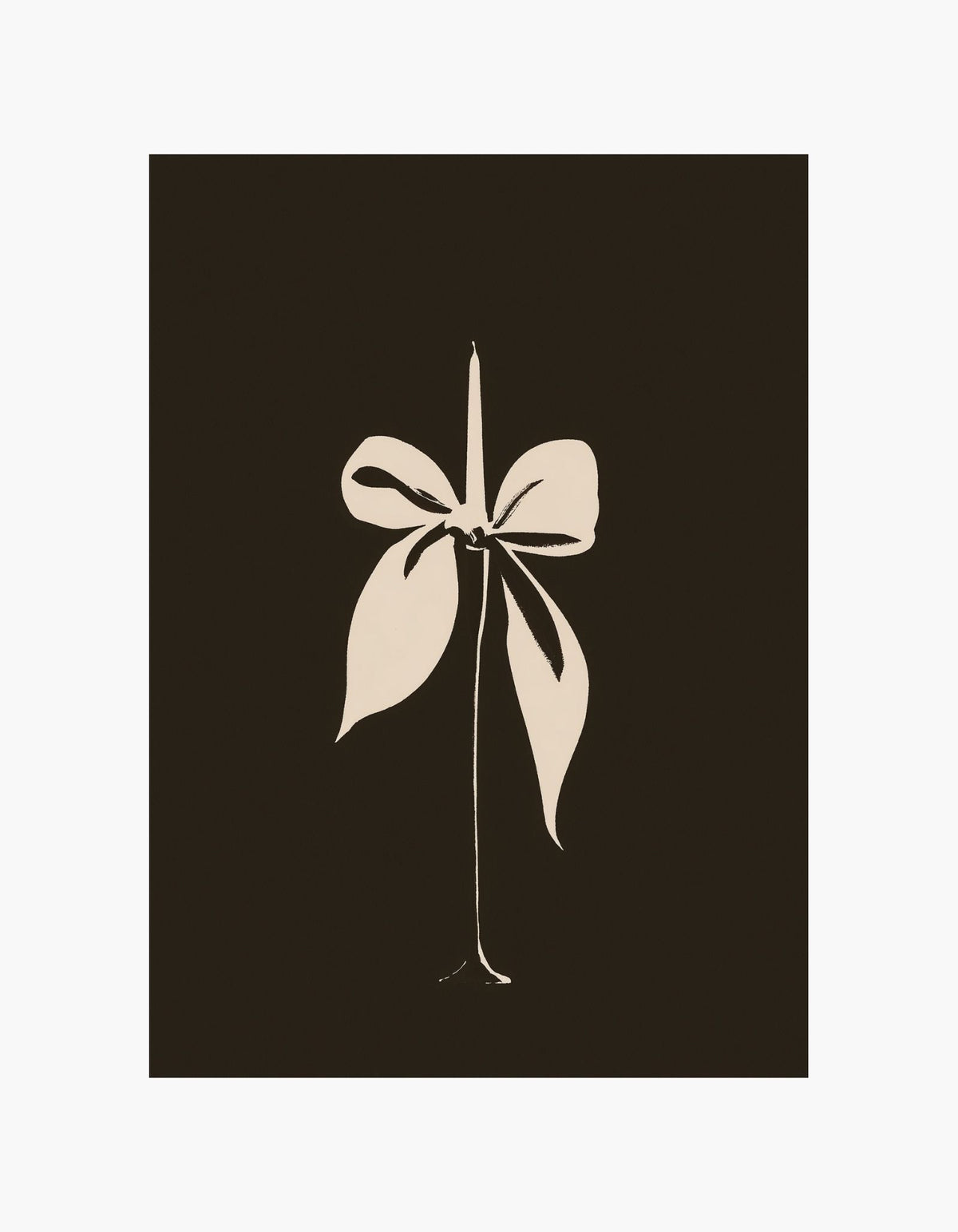 Ribbon Candle Poster