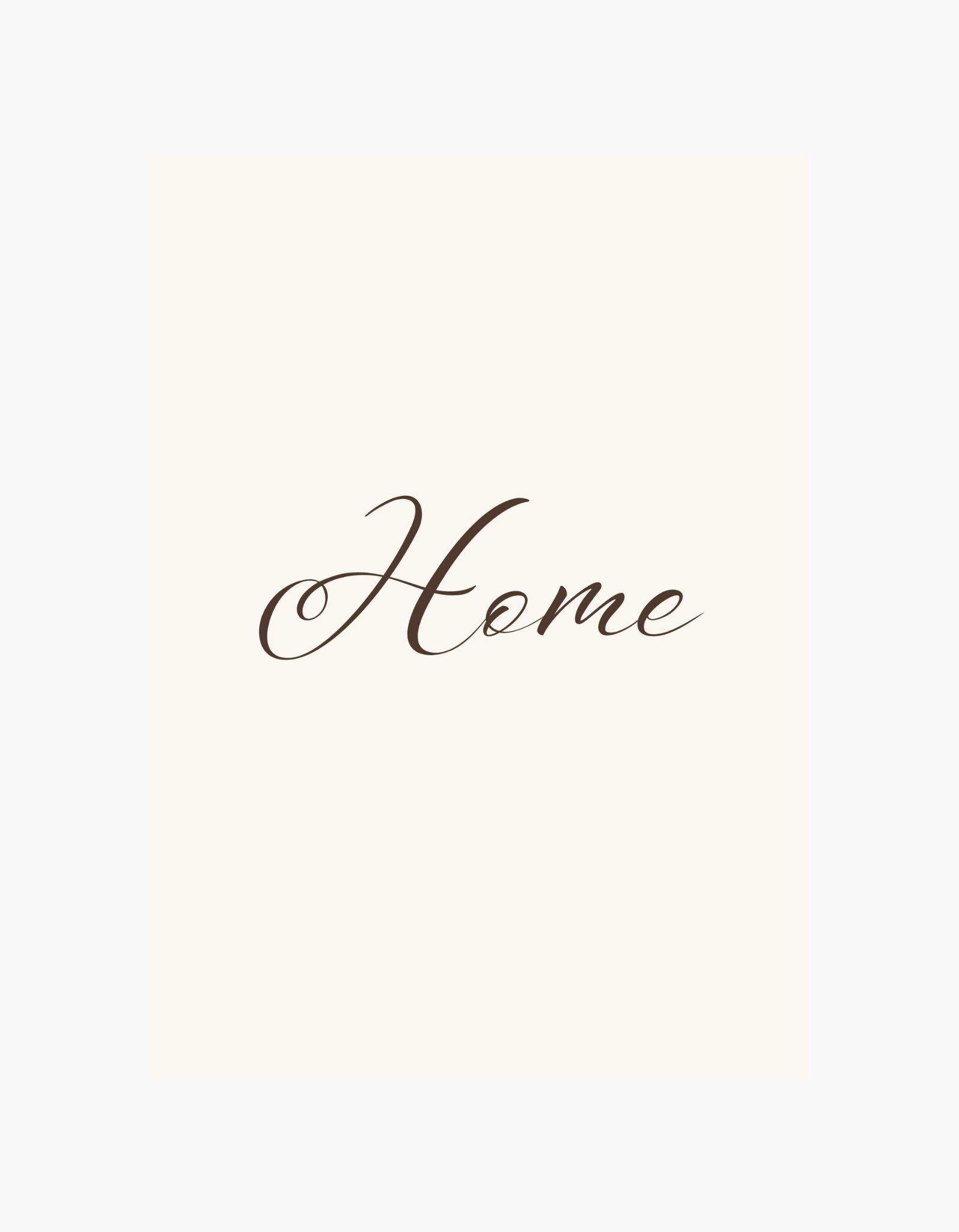 Home Poster