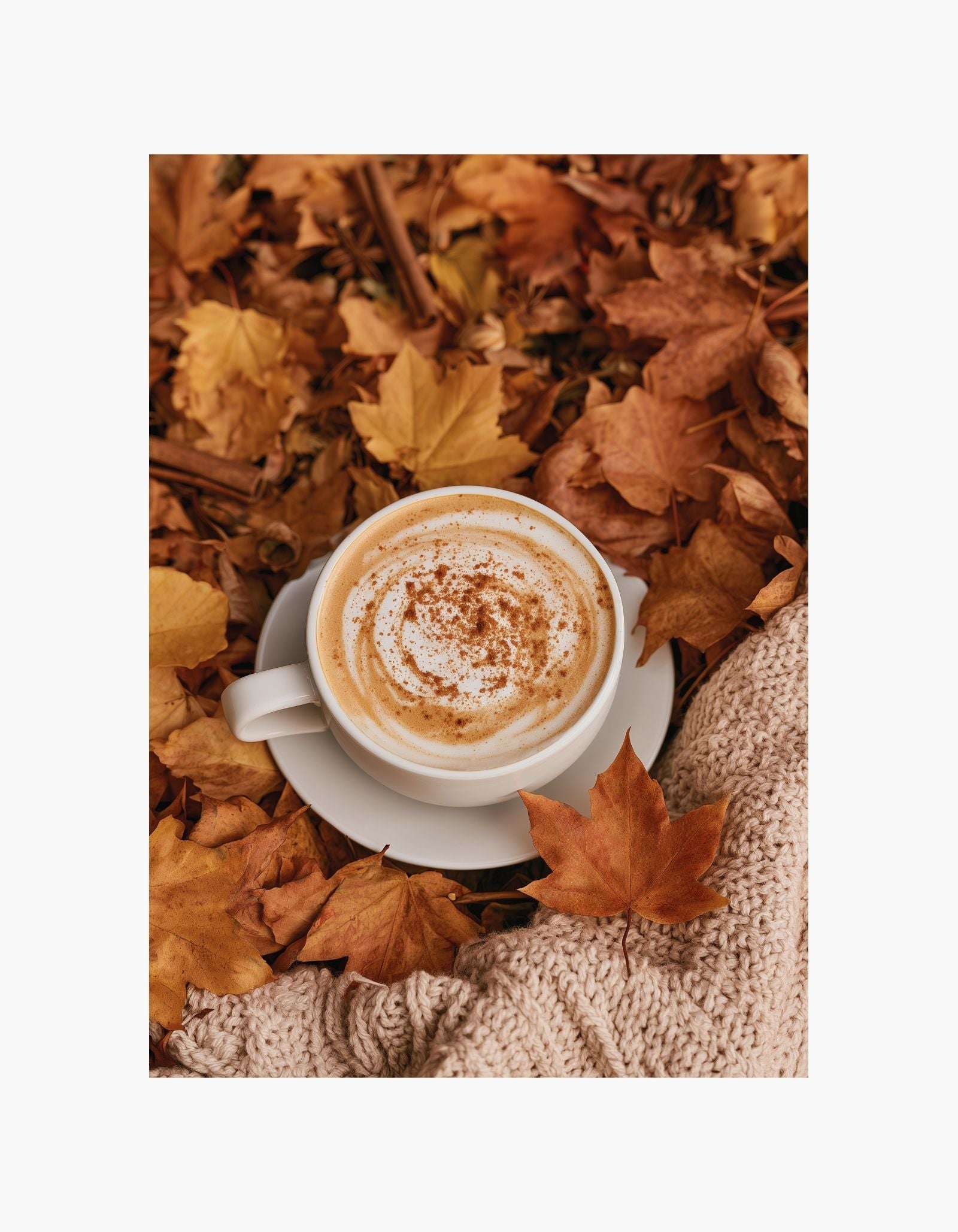 Autumn Latte Poster