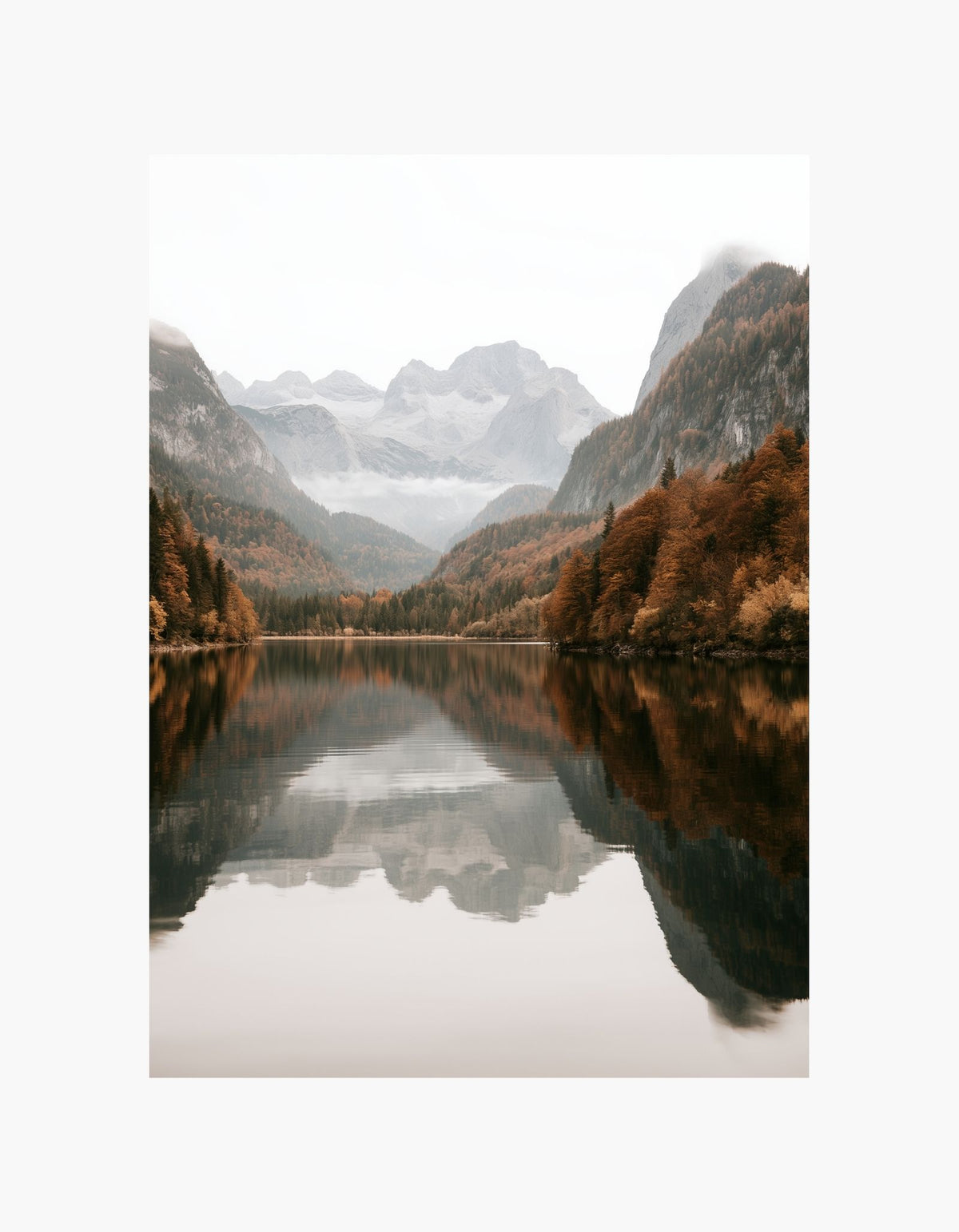 Autumn Mountain Lake Poster