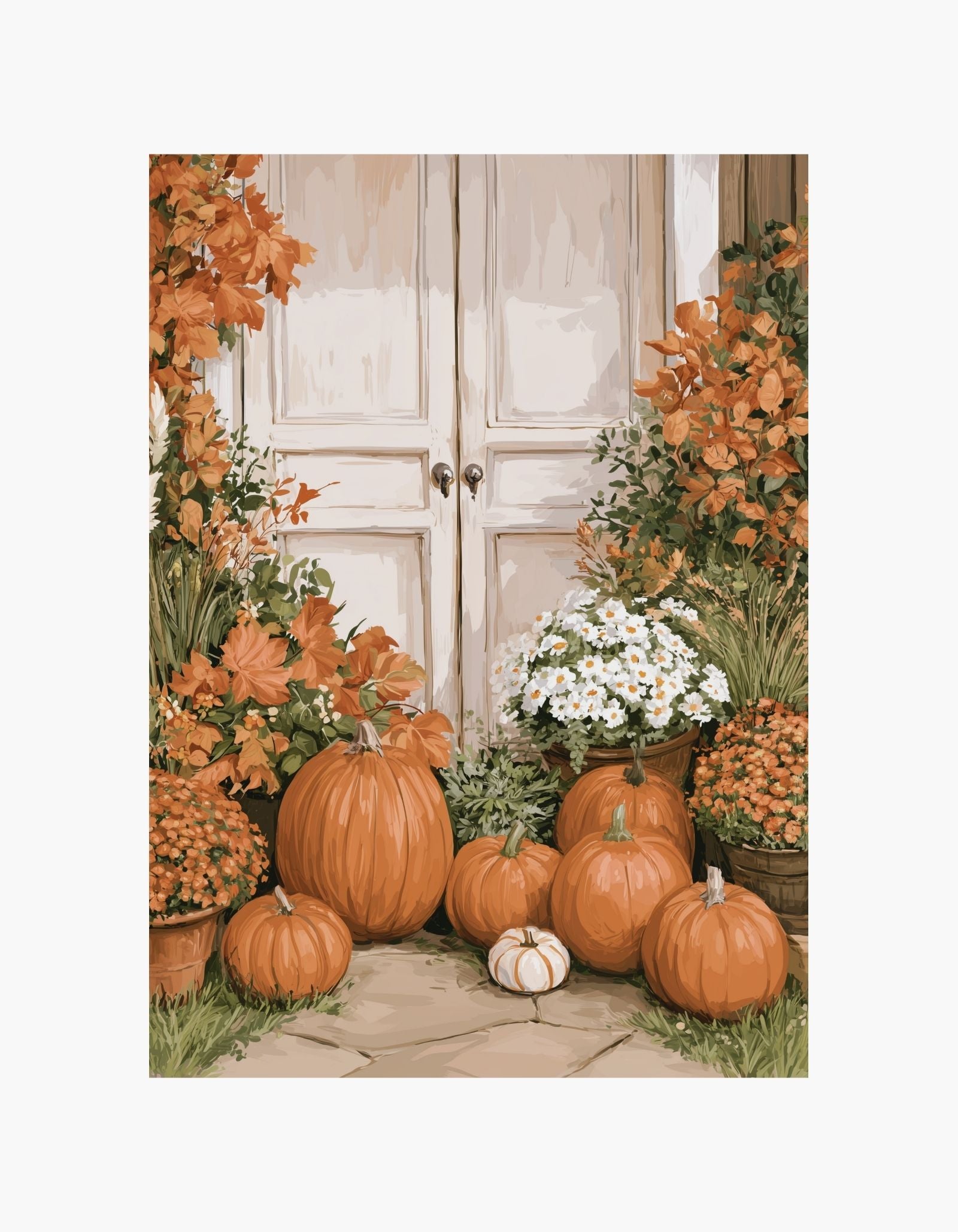 Orange Dream Illustration Poster