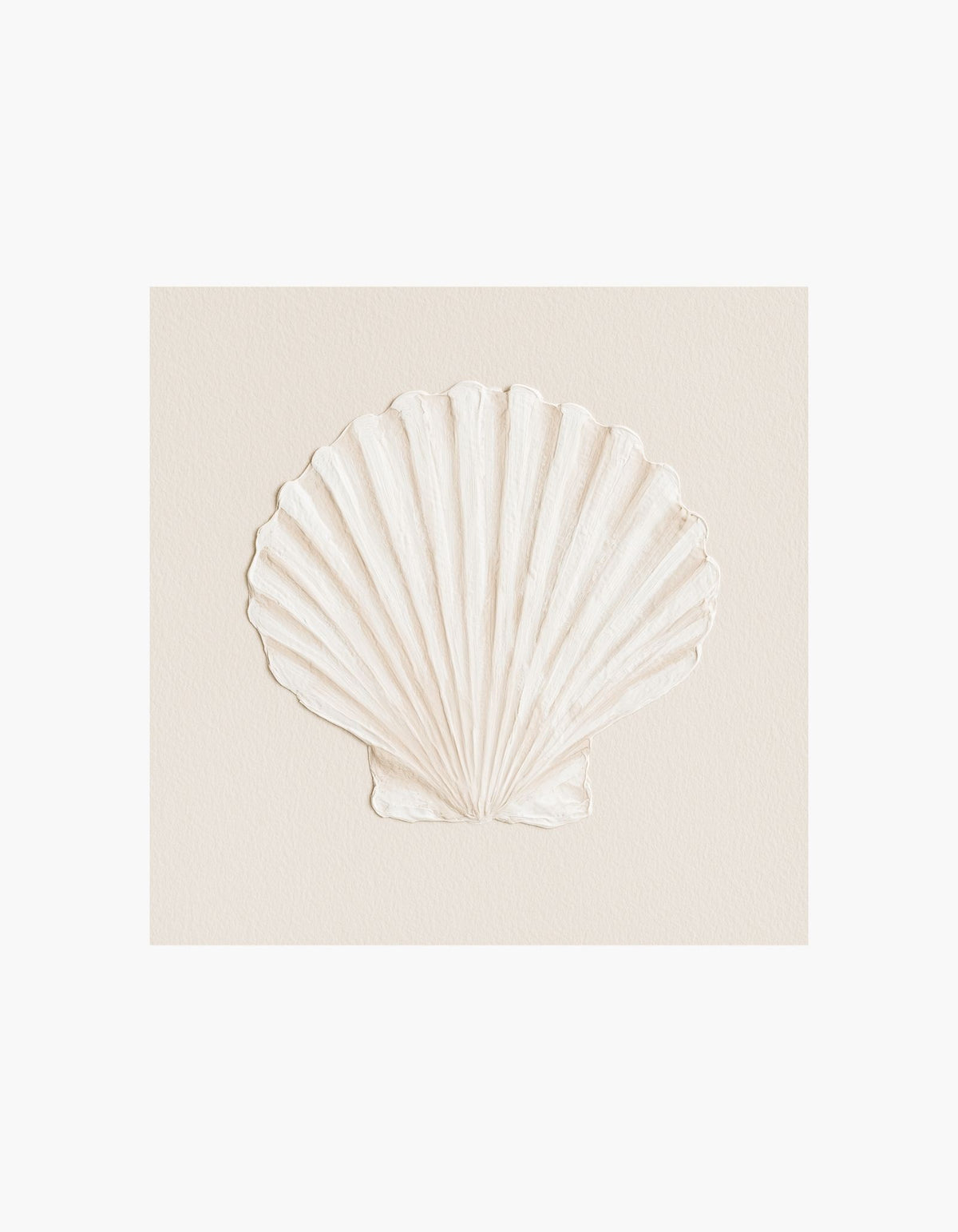 Seashell Square Poster