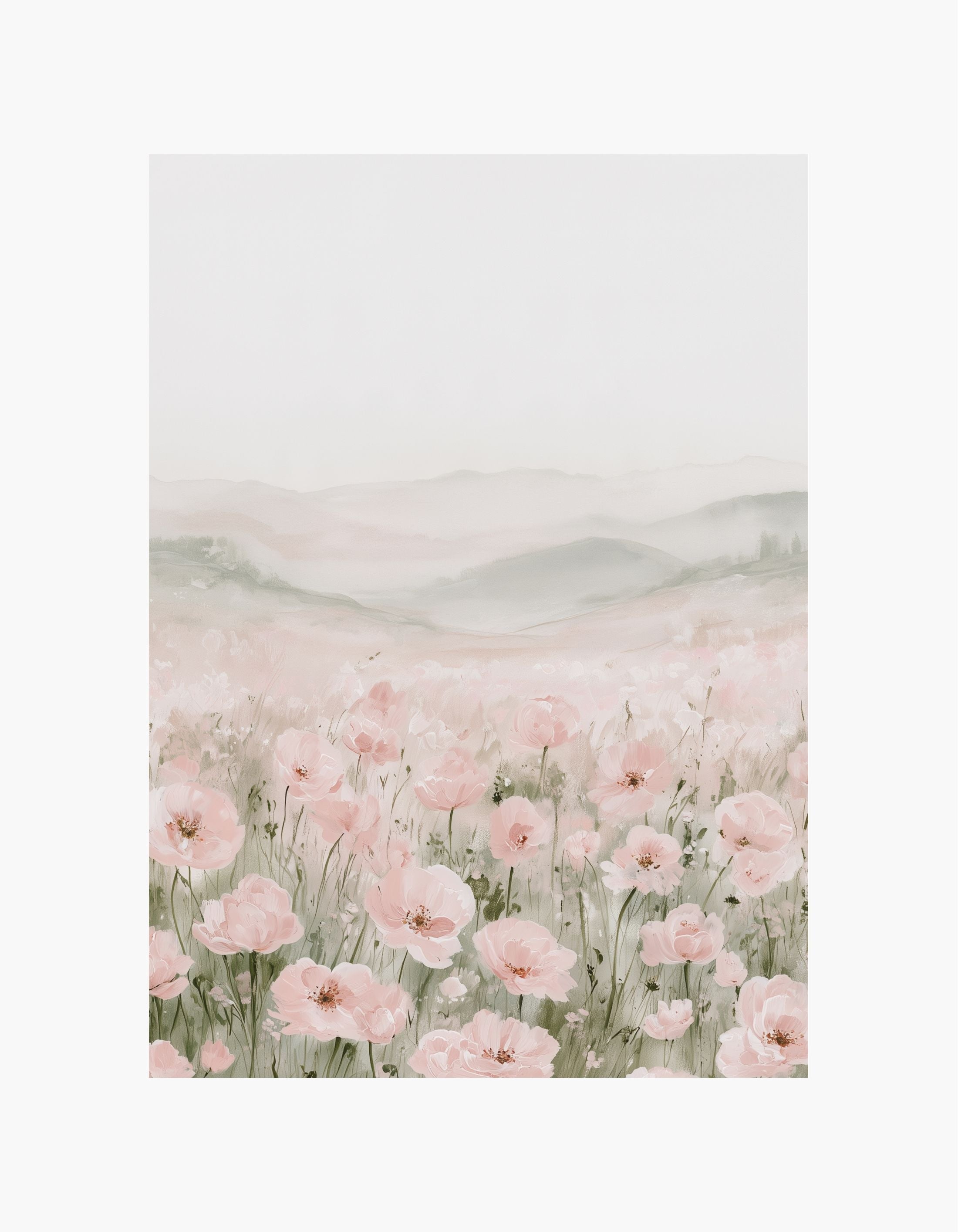 Pink Meadow Poster
