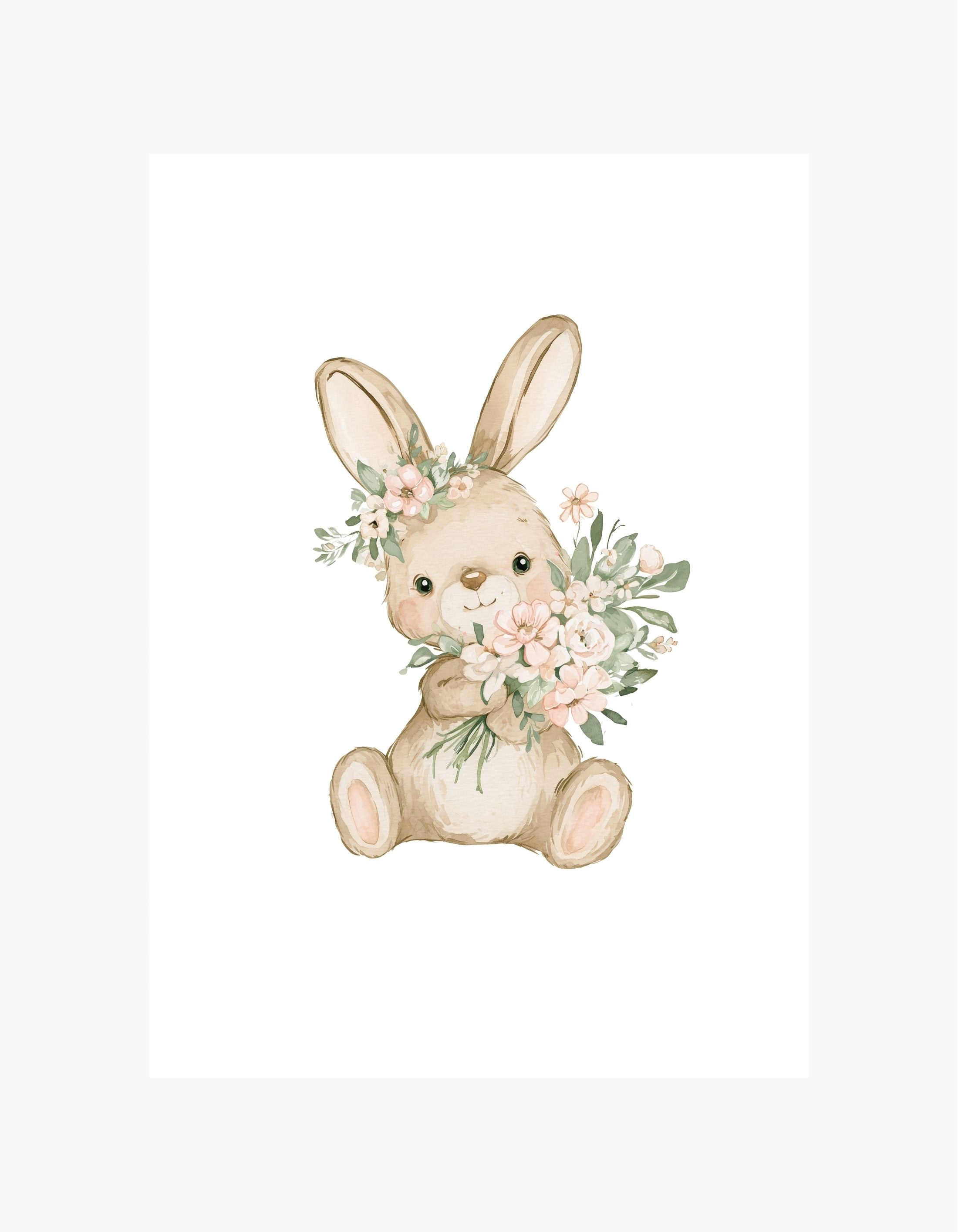 Blossom Bunny Poster