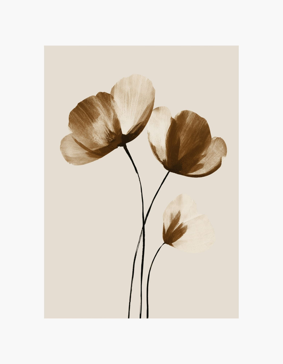 Brown Bloom No. 1 Poster