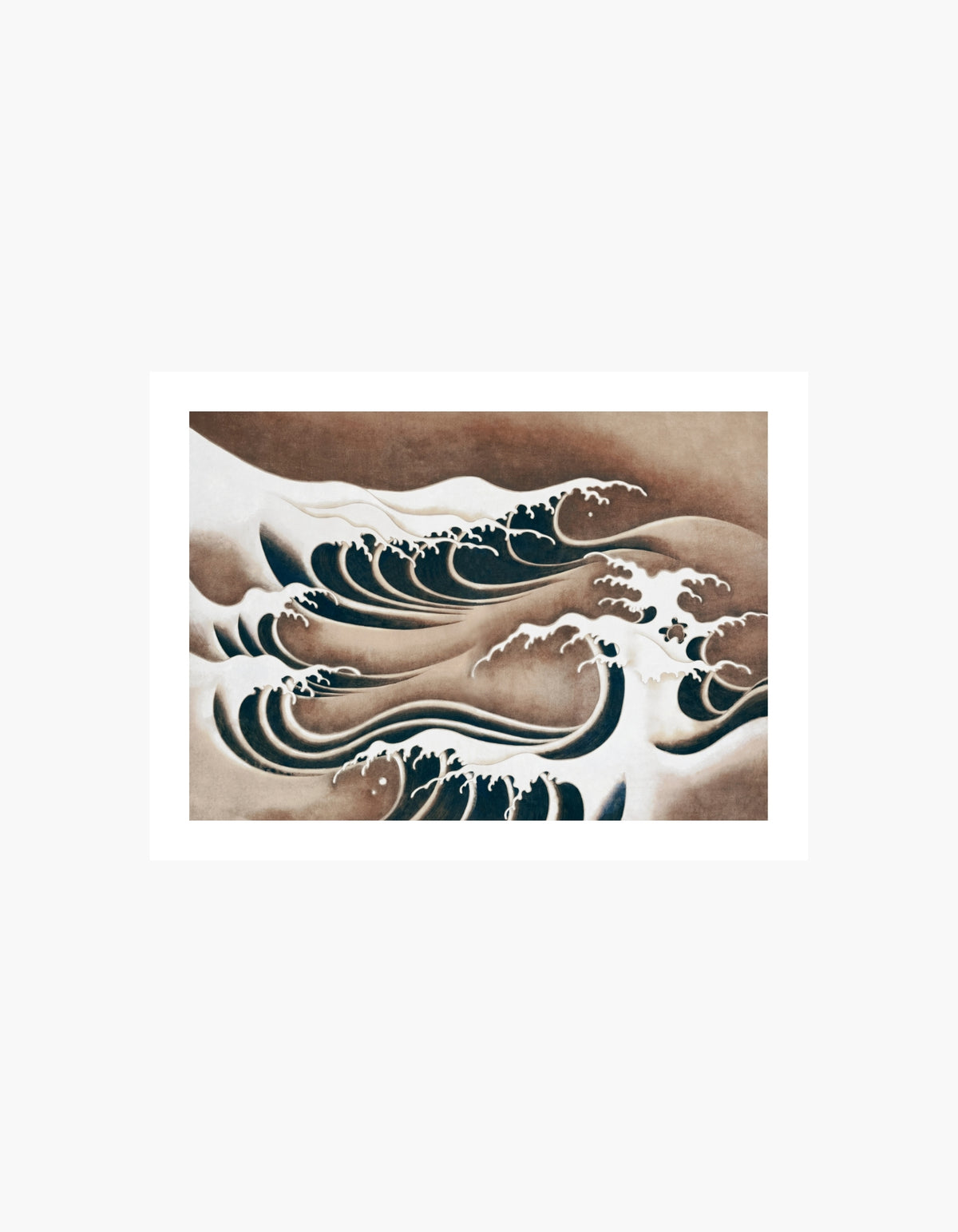 Foaming Waves Poster