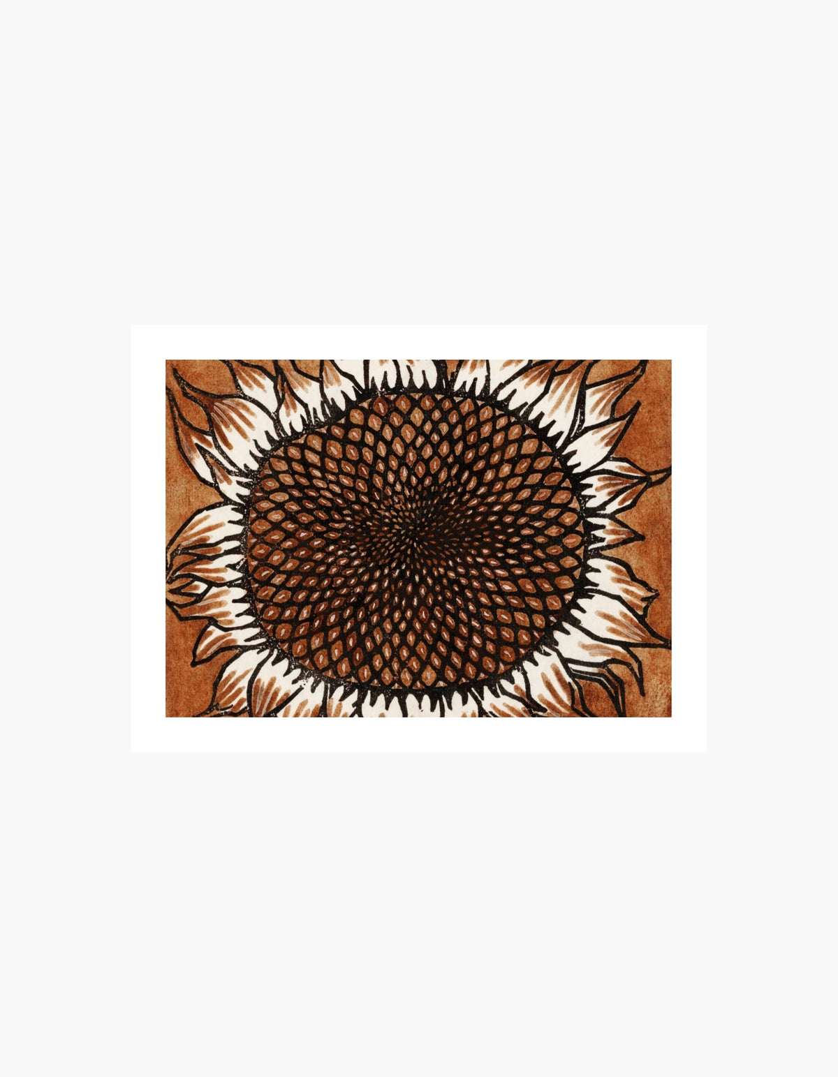 Julie de Graag November Sunflower Poster