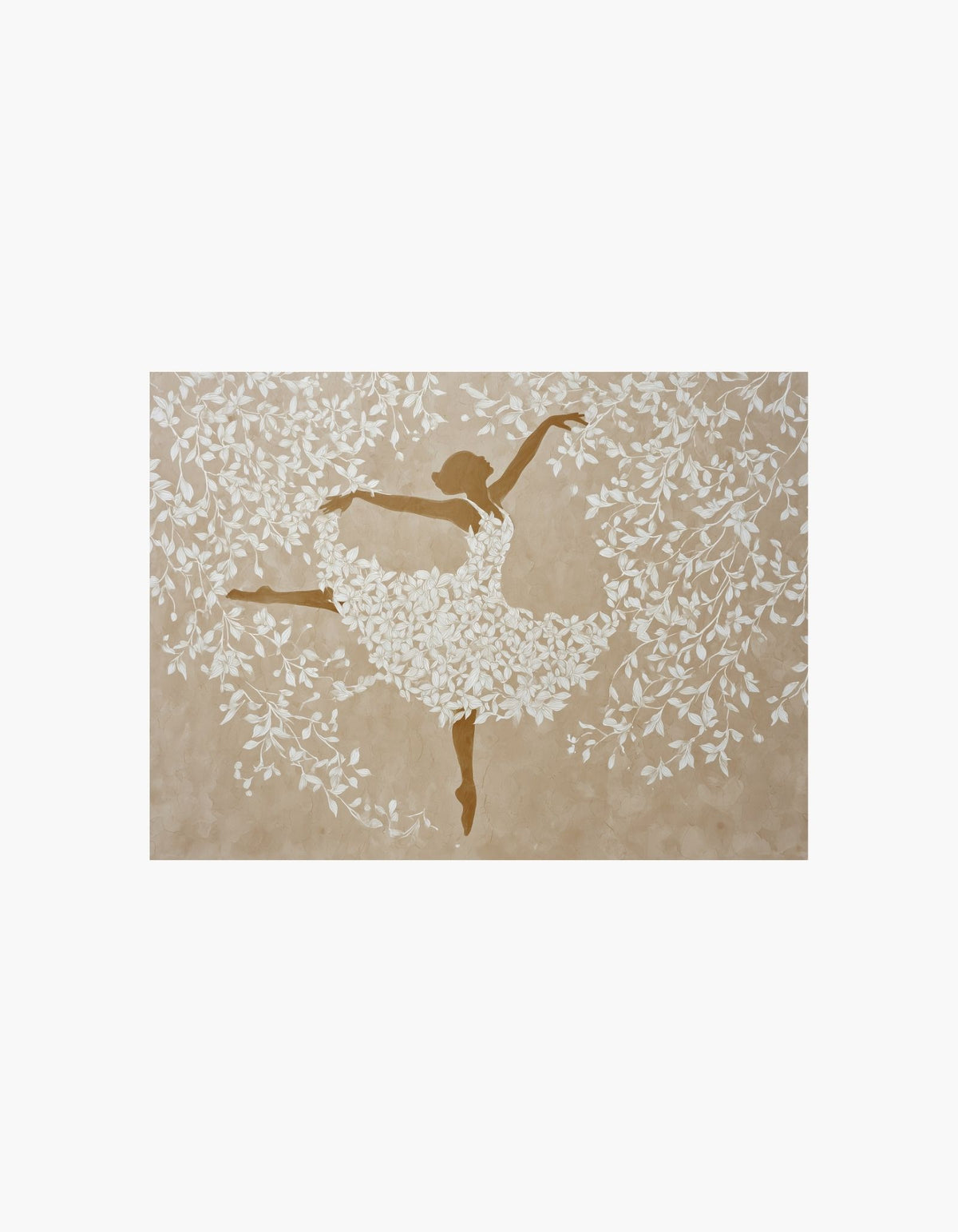 Floral Ballerina Poster