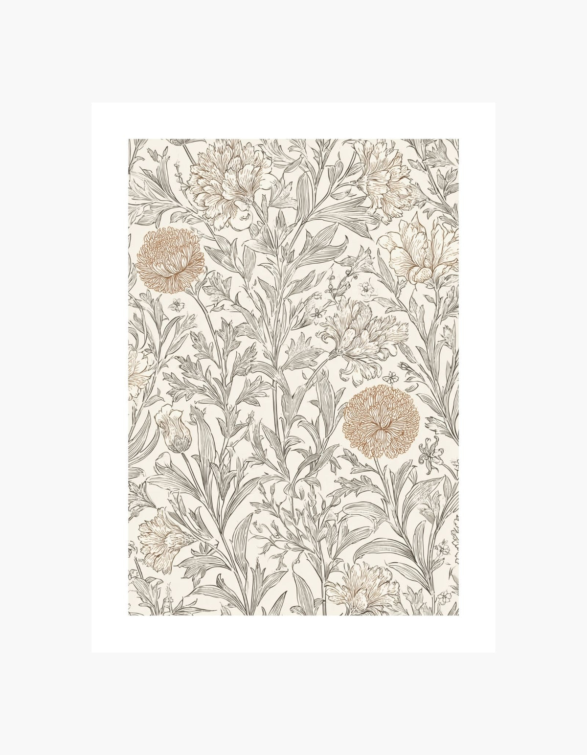 Vintage Florals No. 1 Poster