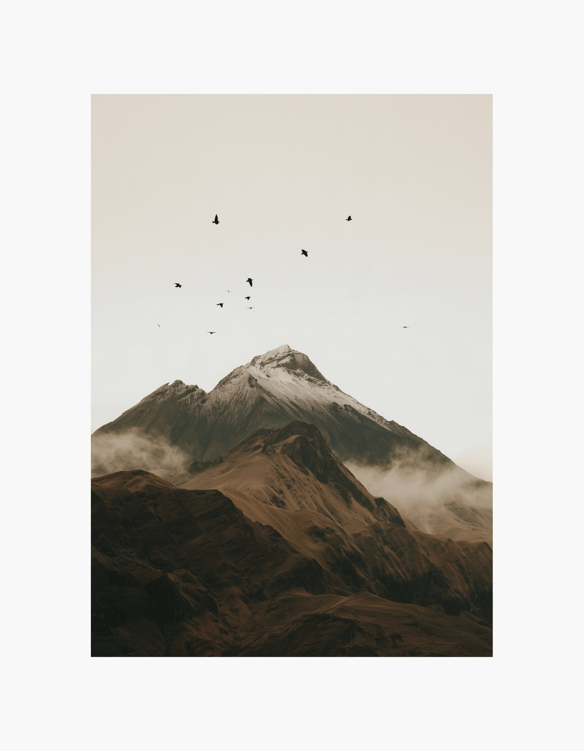 Brown Peaks Poster
