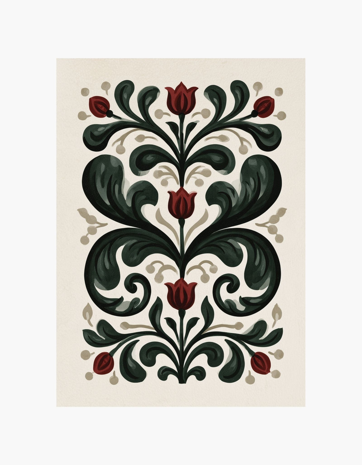 Festive Flowers Poster