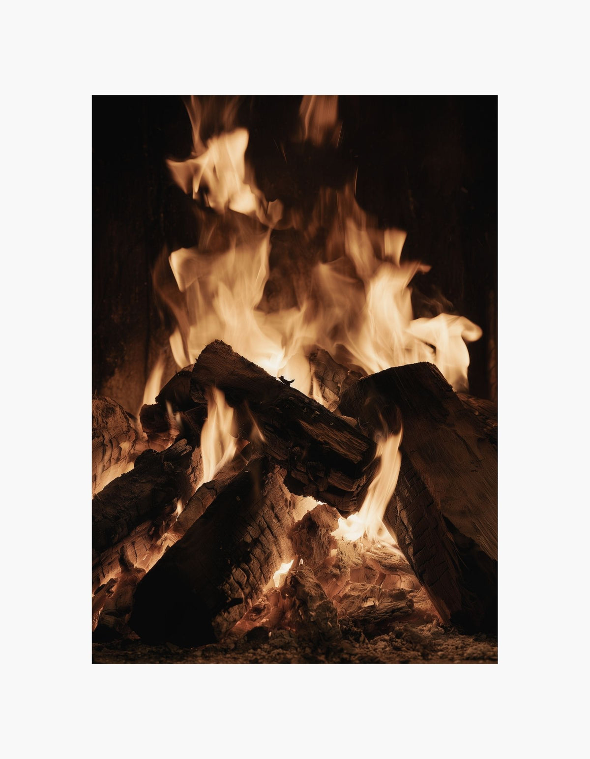 Cozy Fireplace Poster
