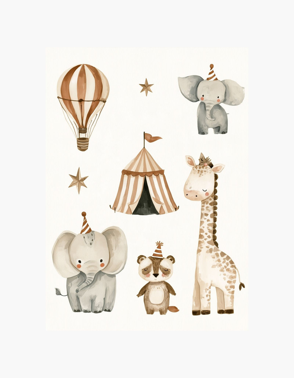 Little Circus Friends Poster