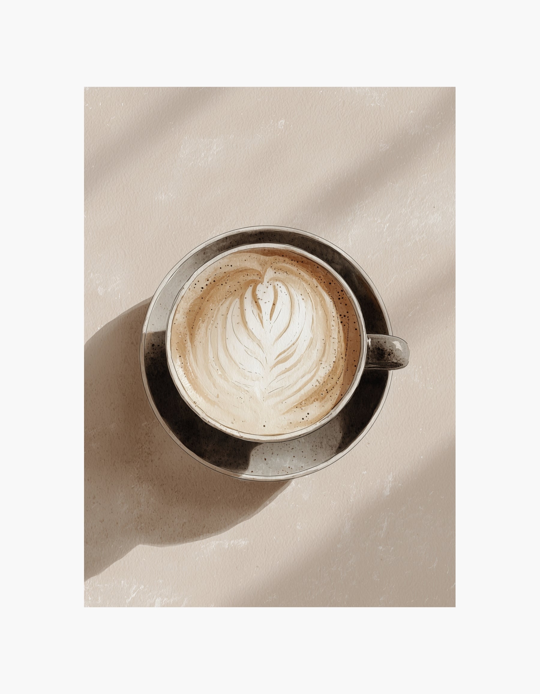 Cappuccino-plakat
