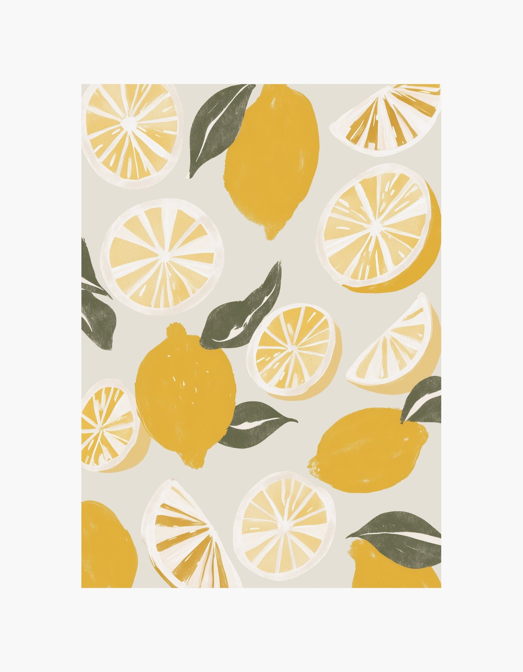 Plakat med citronhave