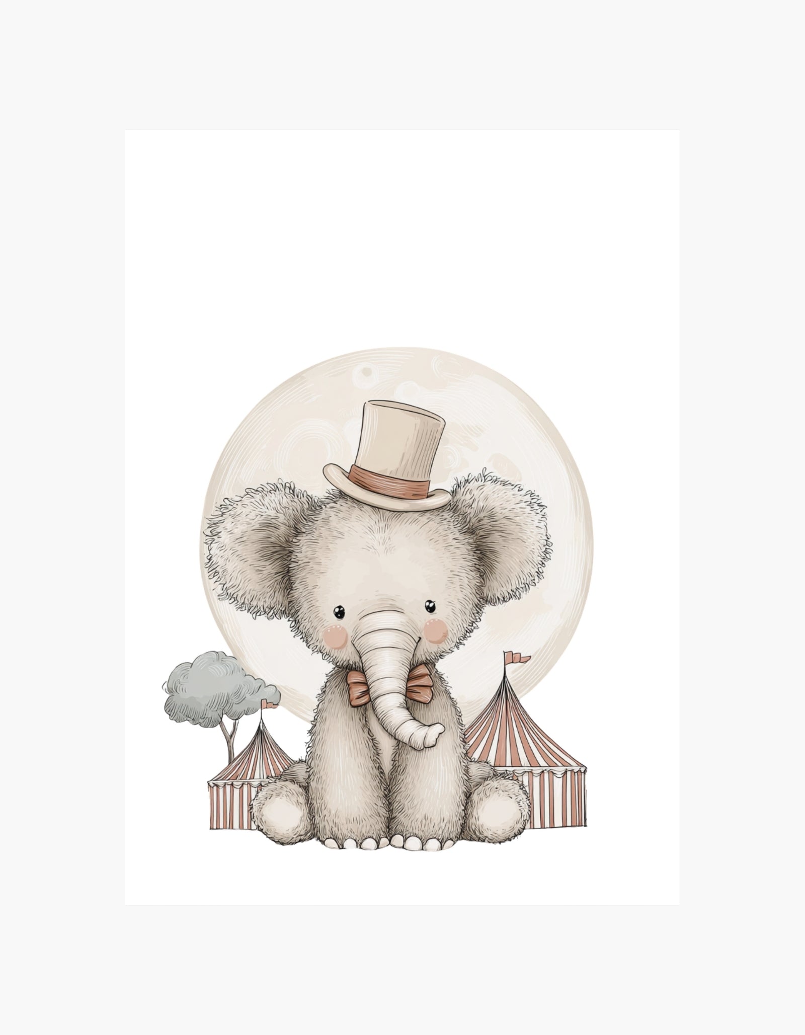 Cirkus Elefant Plakat